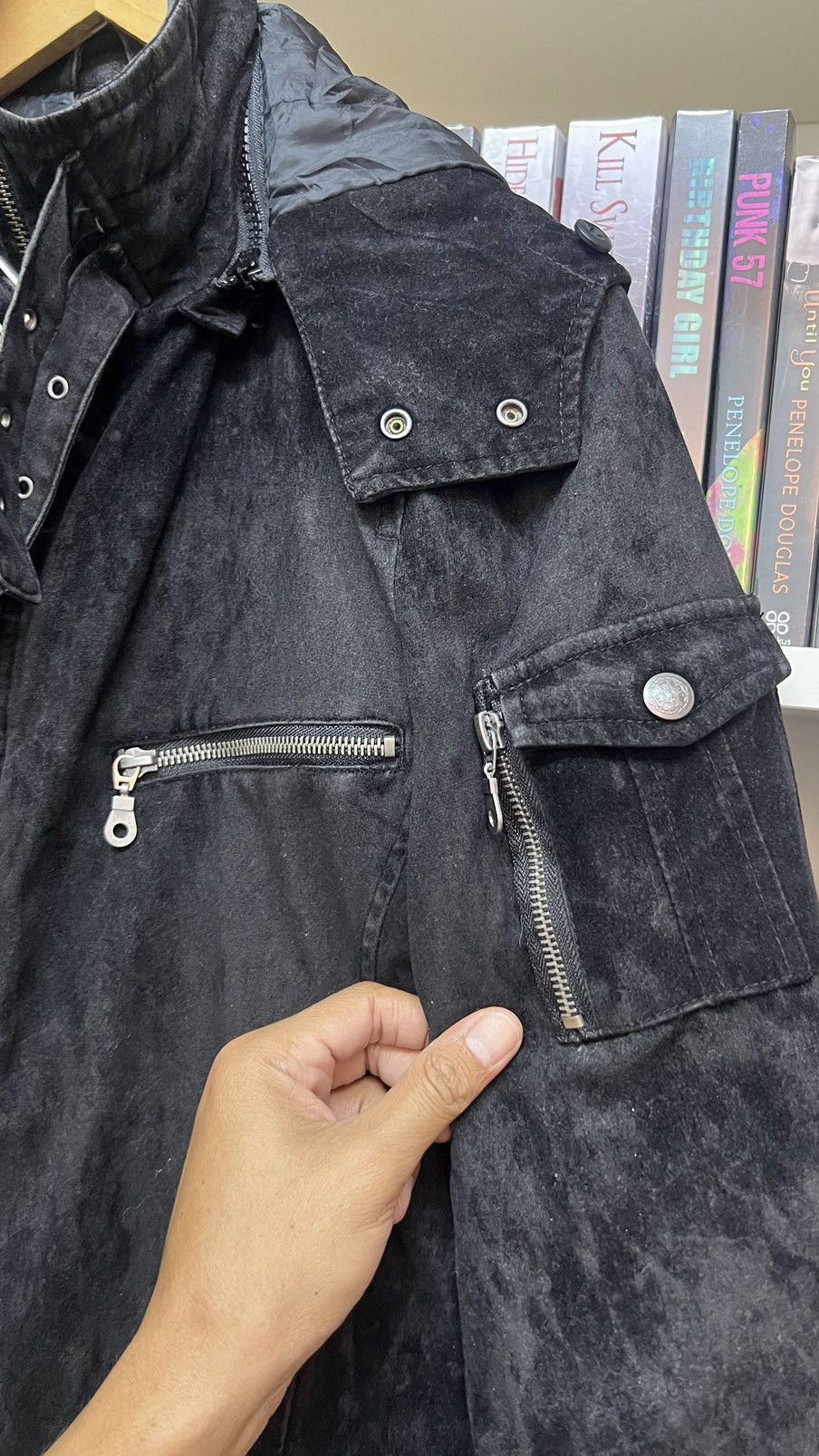 Japanese Brand Laform Japan Seditionaries Tactical Suede Jacket Size US M / EU 48-50 / 2 - 7 Thumbnail