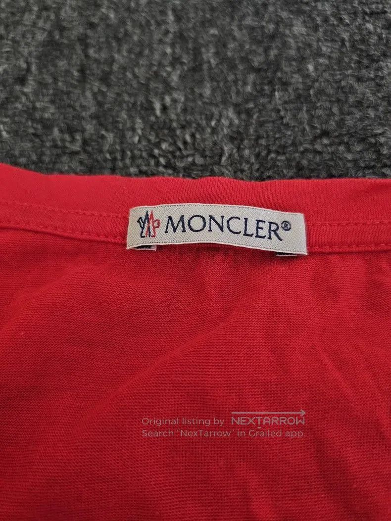 Moncler Moncler Men's Red Short Sleeve T. Size US L / EU 52-54 / 3 - 4 Thumbnail