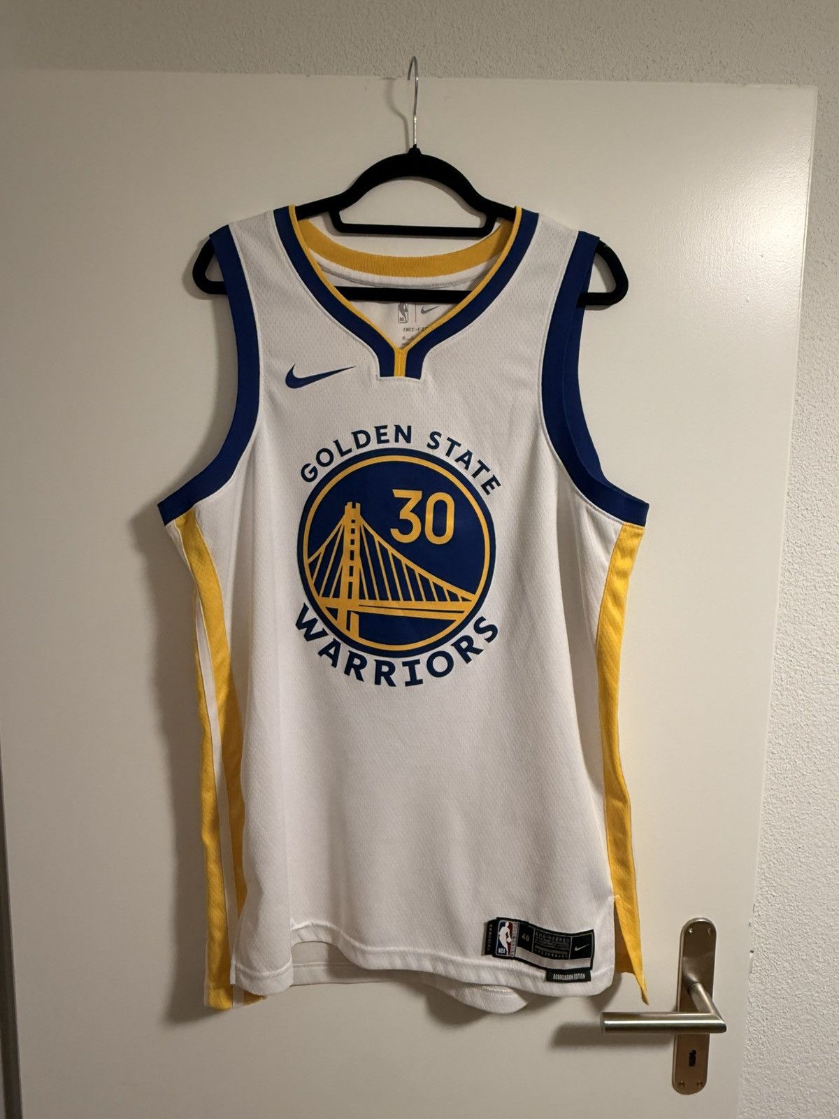 Nike Nike Association Edition Authentic White Steph Curry Jersey Size US L / EU 52-54 / 3 - 1 Thumbnail