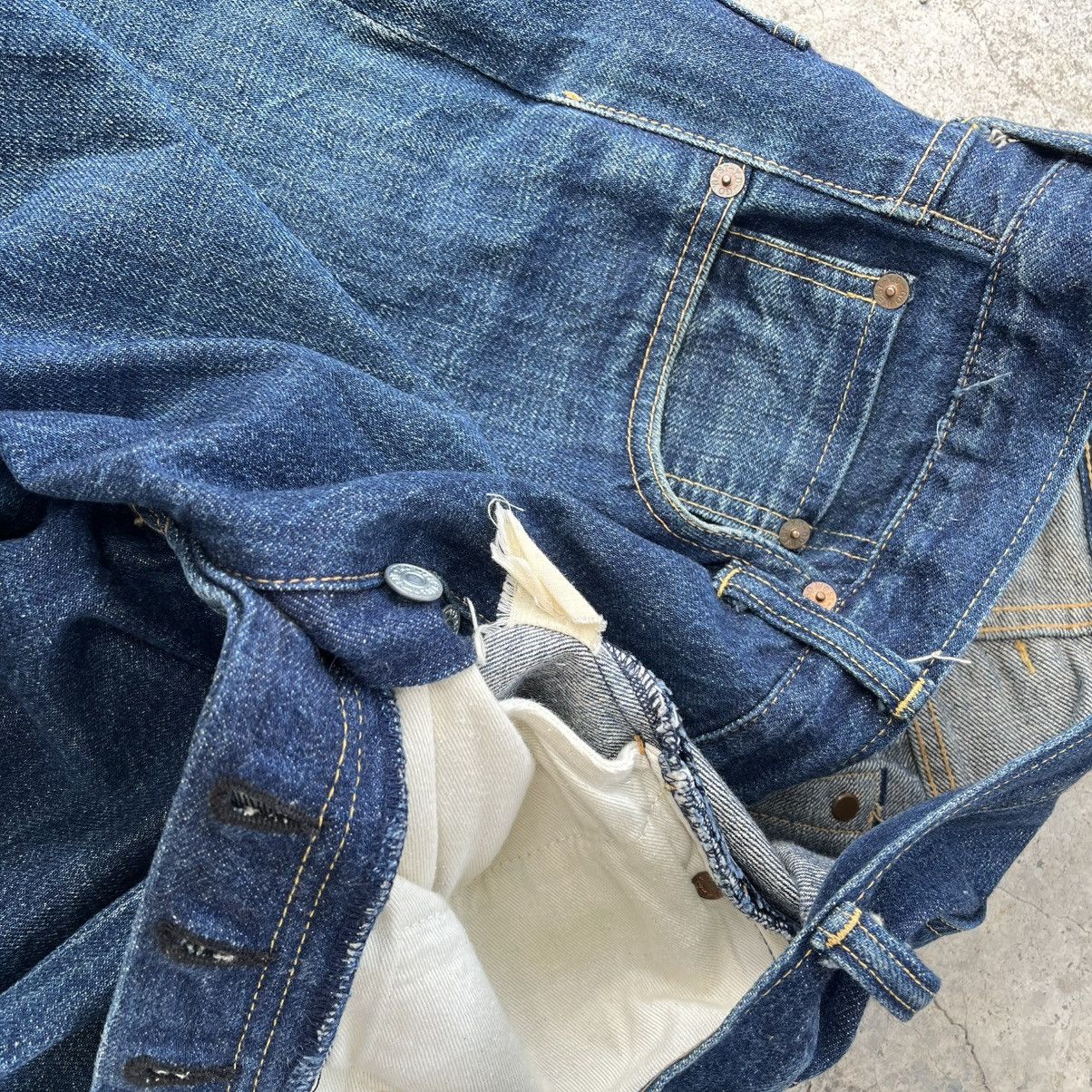 Japanese Brand Vintage Japanese Gowest straight selvedge jeans Size US 31 - 4 Thumbnail