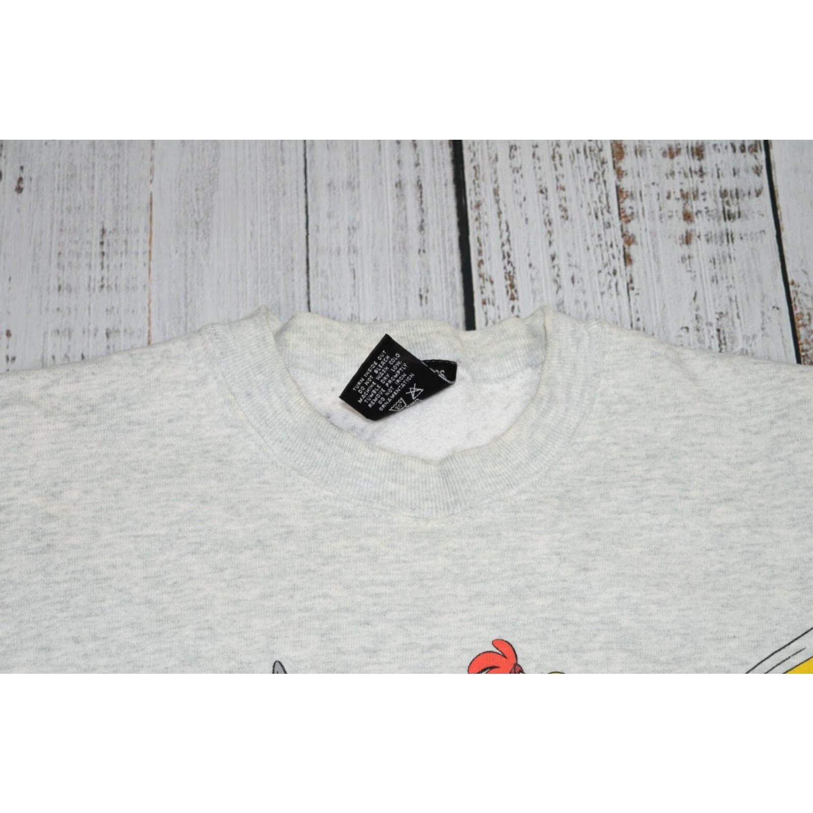 Vintage VINTAGE WARNER BROS LOONEY TUNES GRAPHIC SWEATSHIRT CREWNECK MEN'S SIZE L HEATHER GREY 90s Size US L / EU 52-54 / 3 - 4 Thumbnail