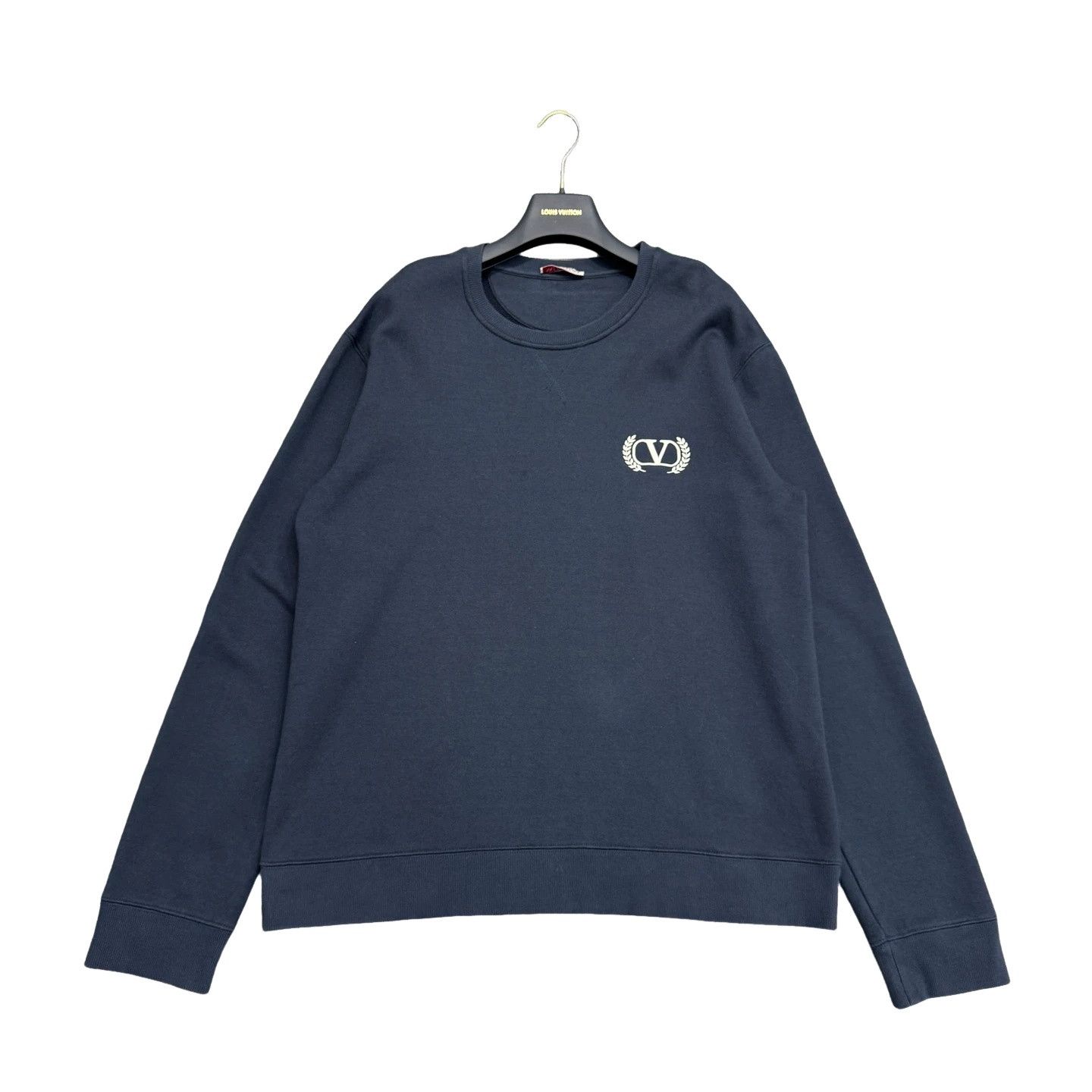 Valentino Valentino V Logo Embroidered Sweatshirt Size XL Size US XL / EU 56 / 4 - 1 Thumbnail