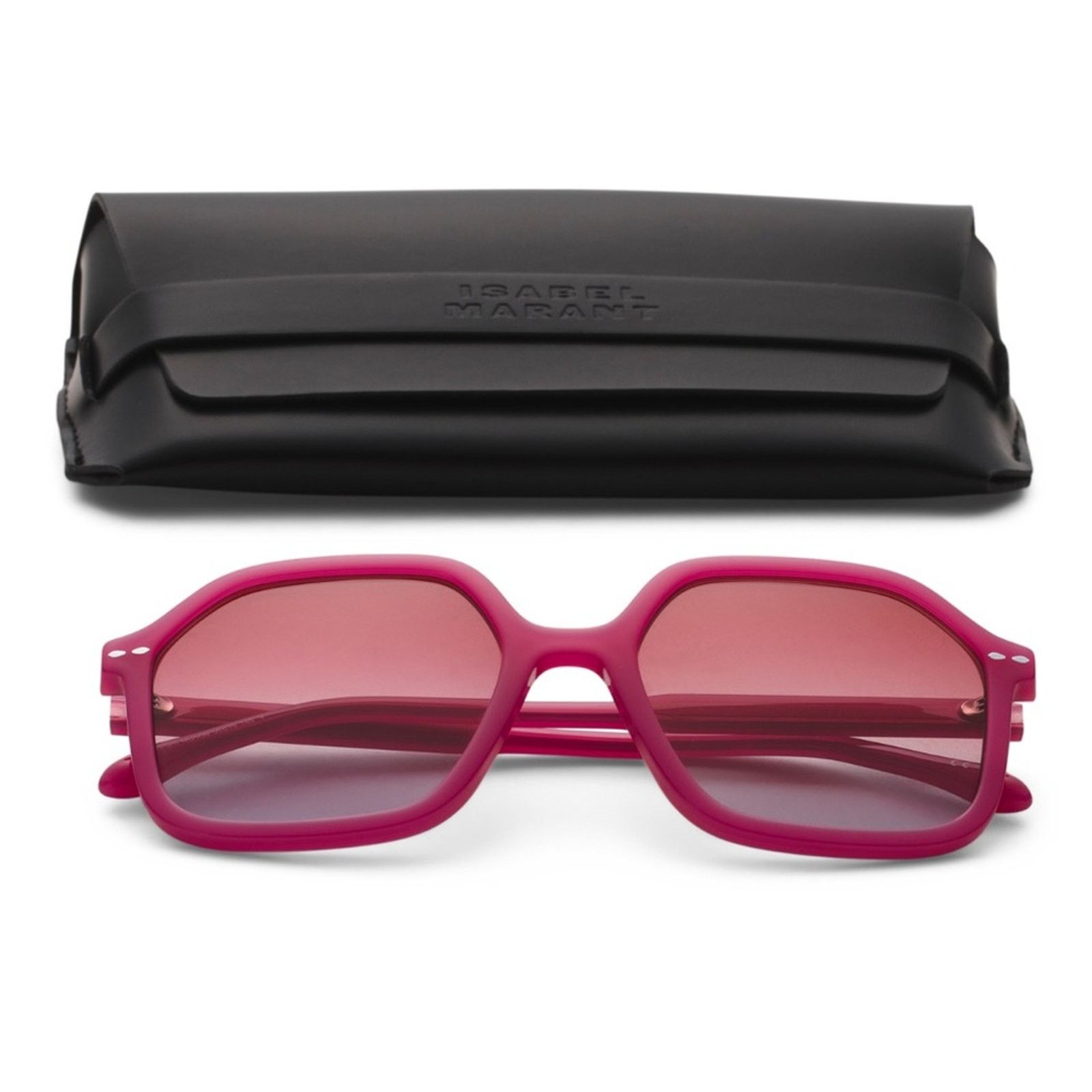 Isabel Marant Isabel Marant Hot Pink Barbie Square L 55mm Sunglasses Boho Size ONE SIZE - 6 Thumbnail
