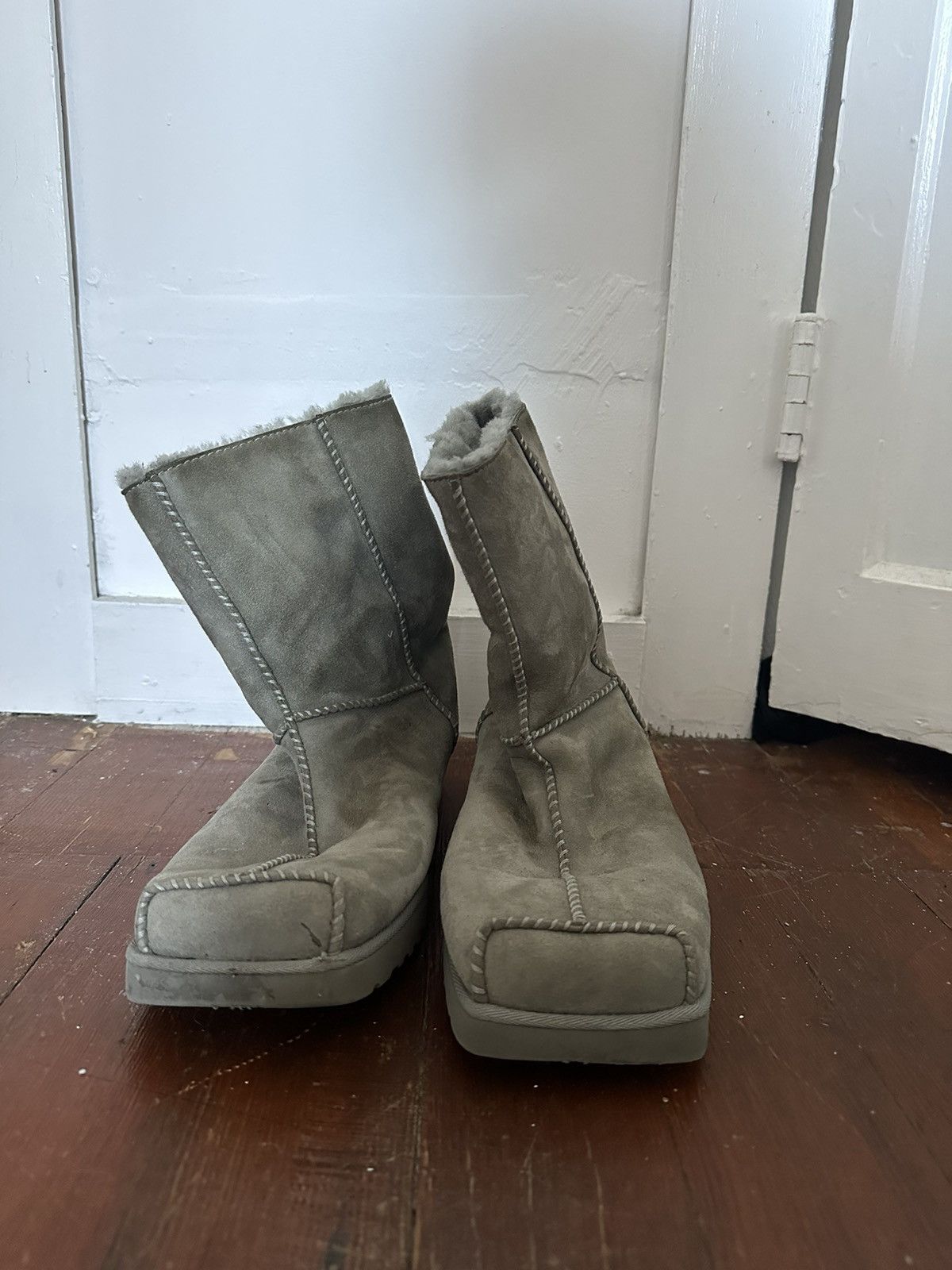 Eckhaus Latta Ugg Eckhaus Latta Ugg Boot Grey Grailed
