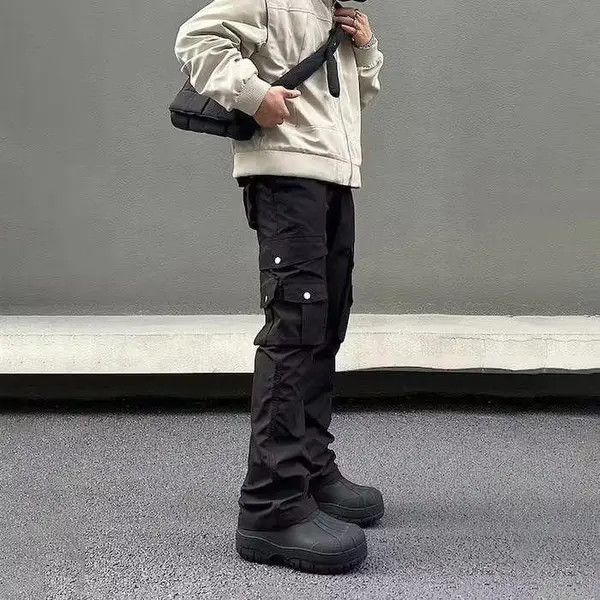 VIBE Straight Boot Cut Flared Pocket Cargo Jeans Size US 32 / EU 48 - 4 Thumbnail