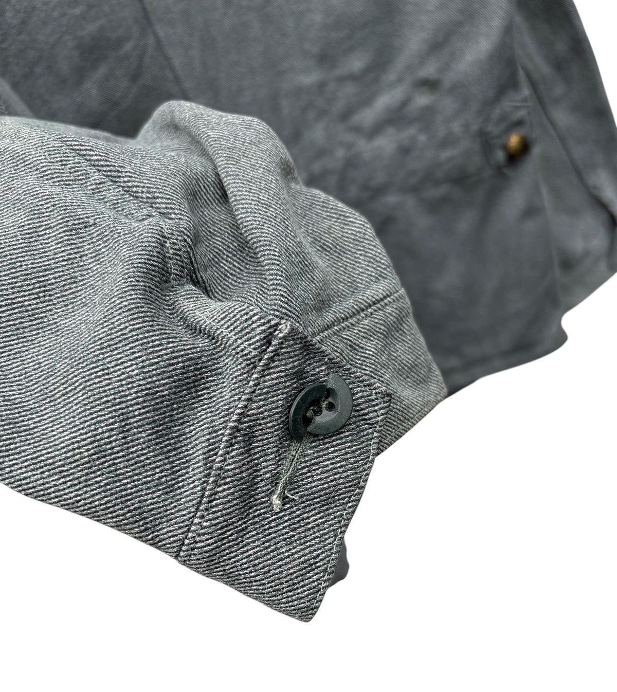 Vintage Vintage 70s Swiss Army Selvedge Military Work Jacket Size US M / EU 48-50 / 2 - 19 Thumbnail