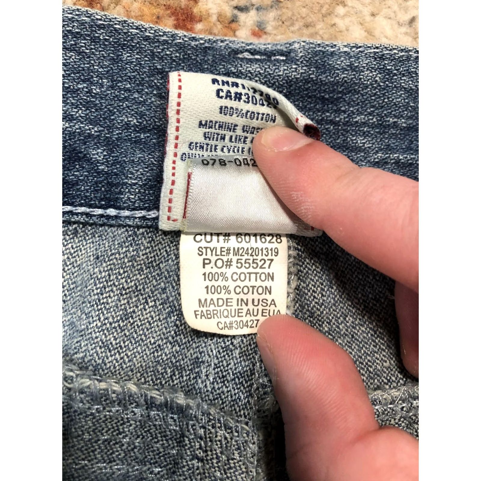 True Religion True Religion Billy Jeans Mens 38x32 Blue Med Wash Relaxed Bootcut Denim USA Size US 38 / EU 54 - 7 Thumbnail