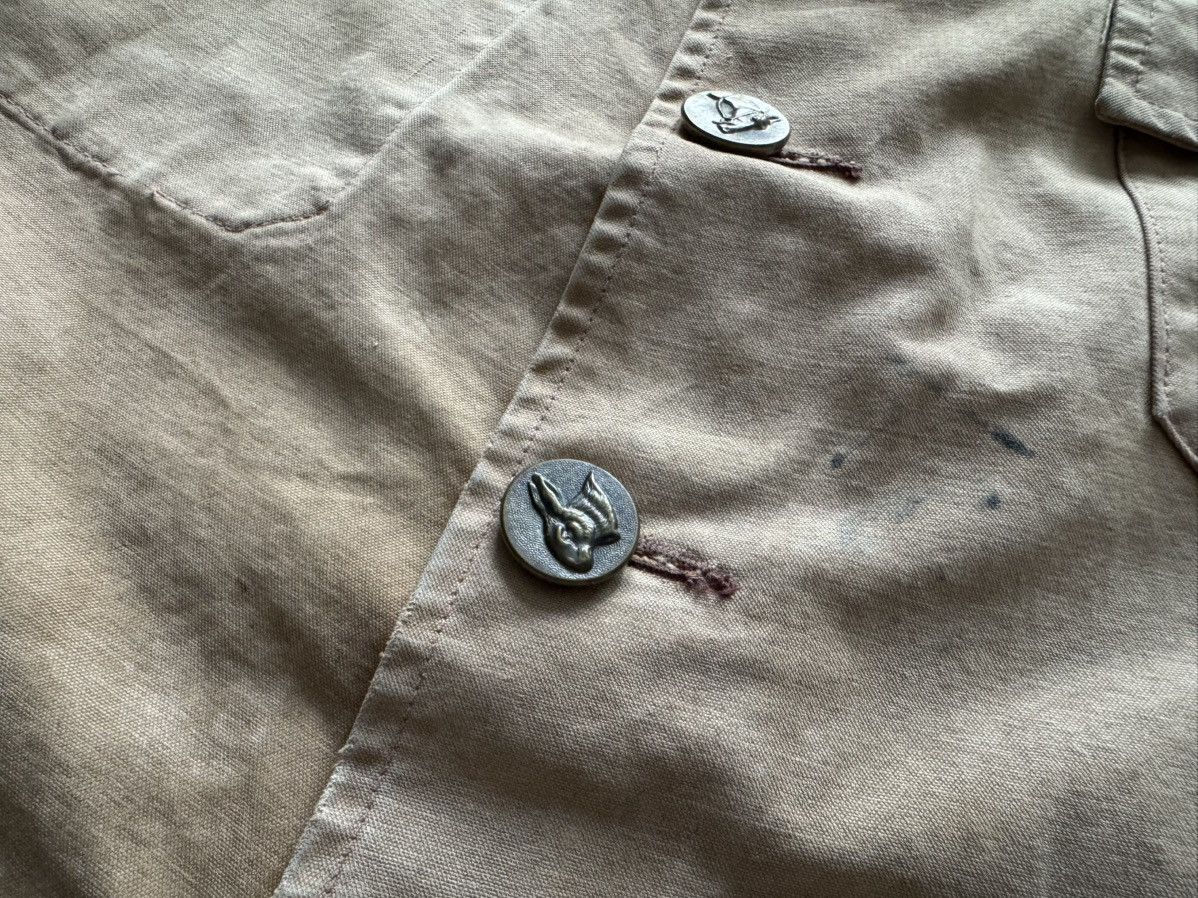 Vintage Vintage 40s French Adolphe Lafont Canvas Hunting jacket Size US L / EU 52-54 / 3 - 4 Thumbnail