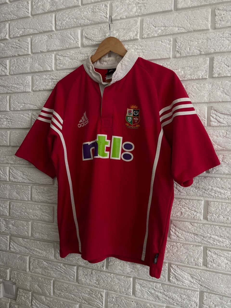Adidas Vintage Adidas 2001 British Irish Lions Rugby Jersey Size US S / EU 44-46 / 1 - 4 Thumbnail