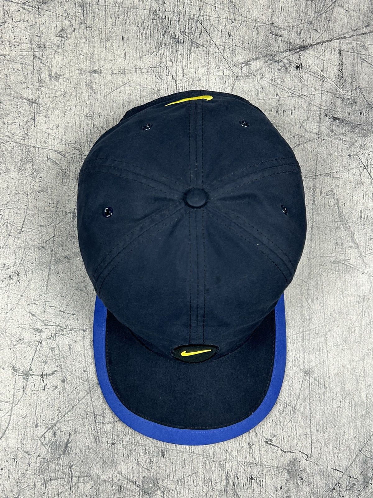 Nike × Vintage Vintage Nike Swoosh Logo Nylon Cap drill y2k alyx Size ONE SIZE - 6 Thumbnail