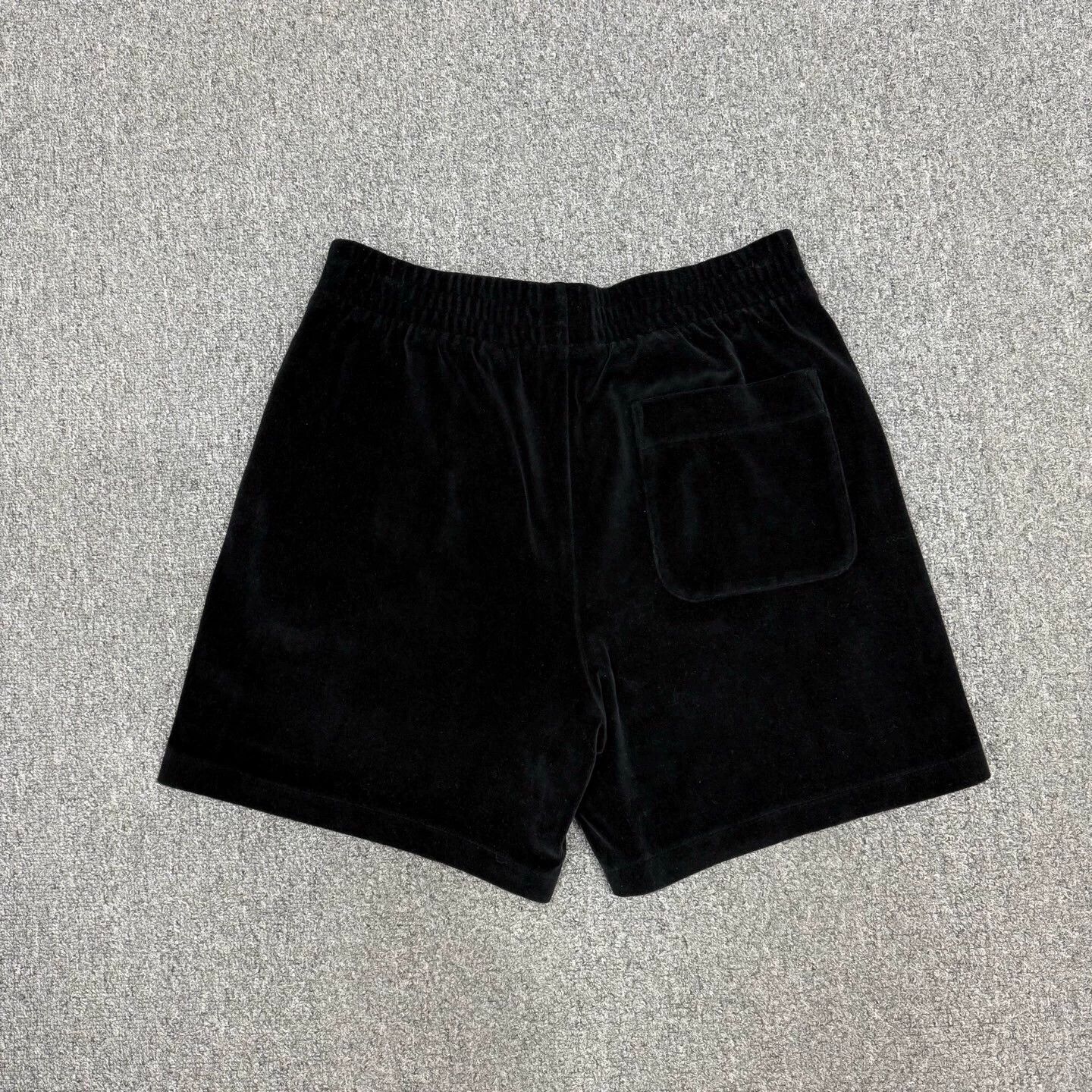 Alexander Wang Alexander Wang 22 Black Cotton Velvet Crystal Track Short S Size 25" / US 0 / IT 36 - 2 Thumbnail