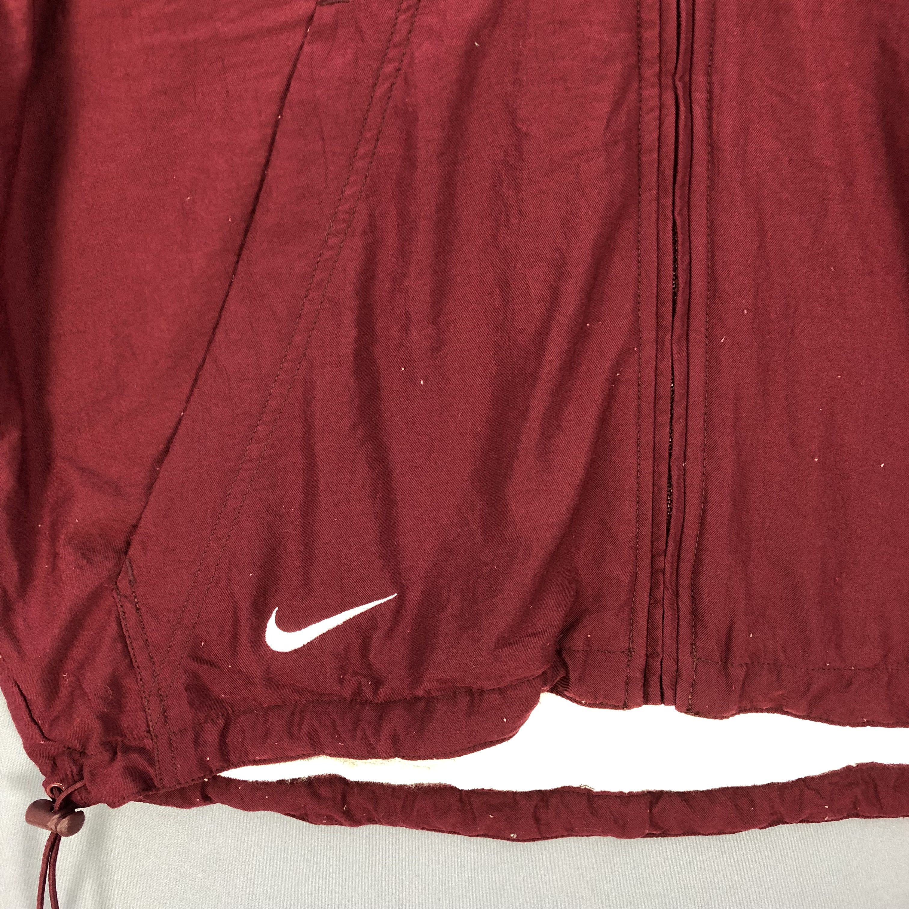 Nike × Vintage Vintage Nike Courts Windbreaker Nike Swoosh Zipper Jackets Size US XL / EU 56 / 4 - 9 Thumbnail