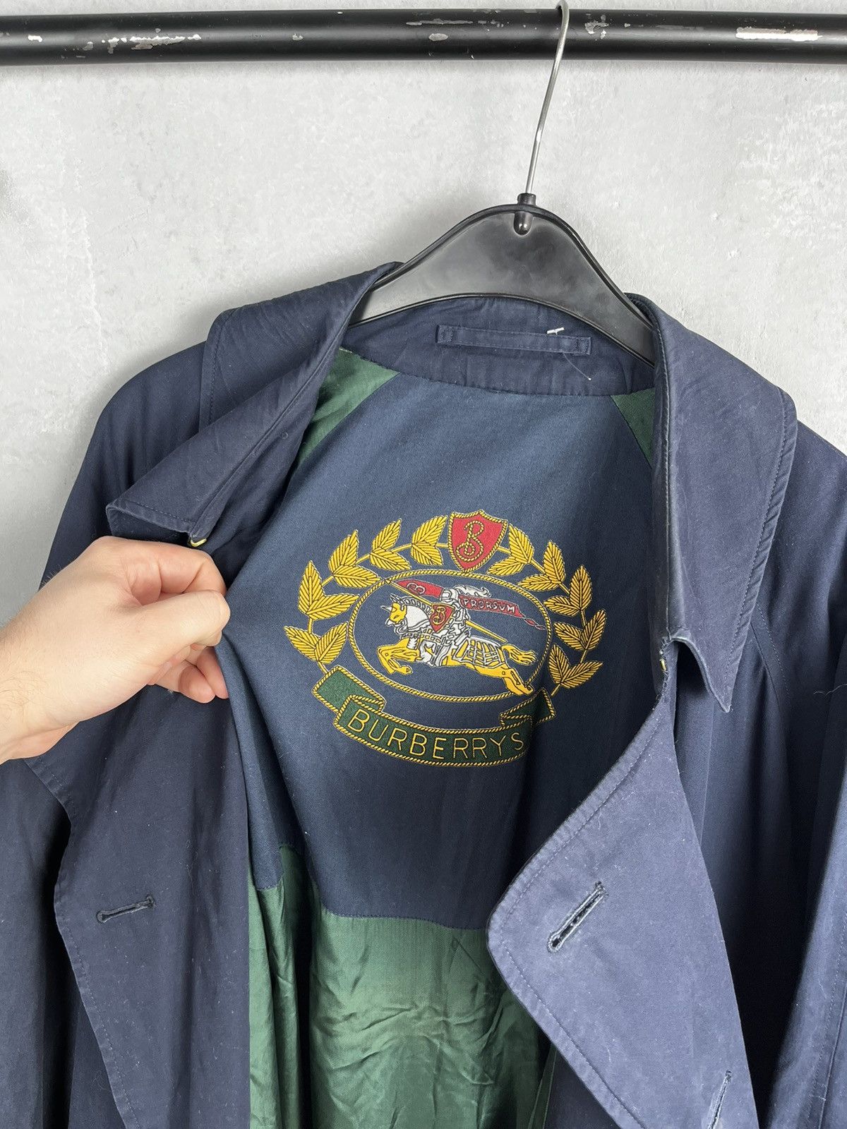 Burberry × Vintage burberrys trench coat men 90s vintage Size US XL / EU 56 / 4 - 3 Thumbnail