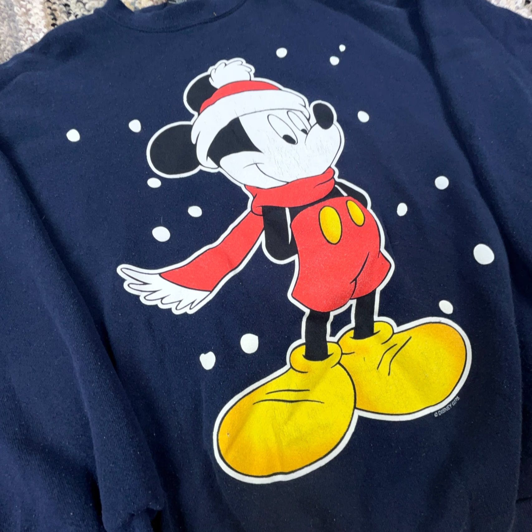 Mickey Unlimited VINTAGE Mickey Unlimited Disney Sweatshirt Men XL Blue Crewneck Sweater USA 90s Mickey Mouse Winter Logo Graphic Print Size US XL / EU 56 / 4 - 5 Thumbnail