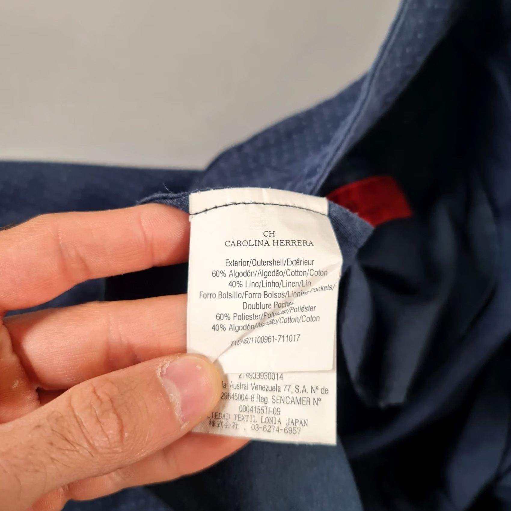 Carolina Herrera Carolina Herrera Mens Chino Trousers Blue W33 L31 Polka Dot Linen Blend Pants Shirt? Size US 33 - 6 Thumbnail