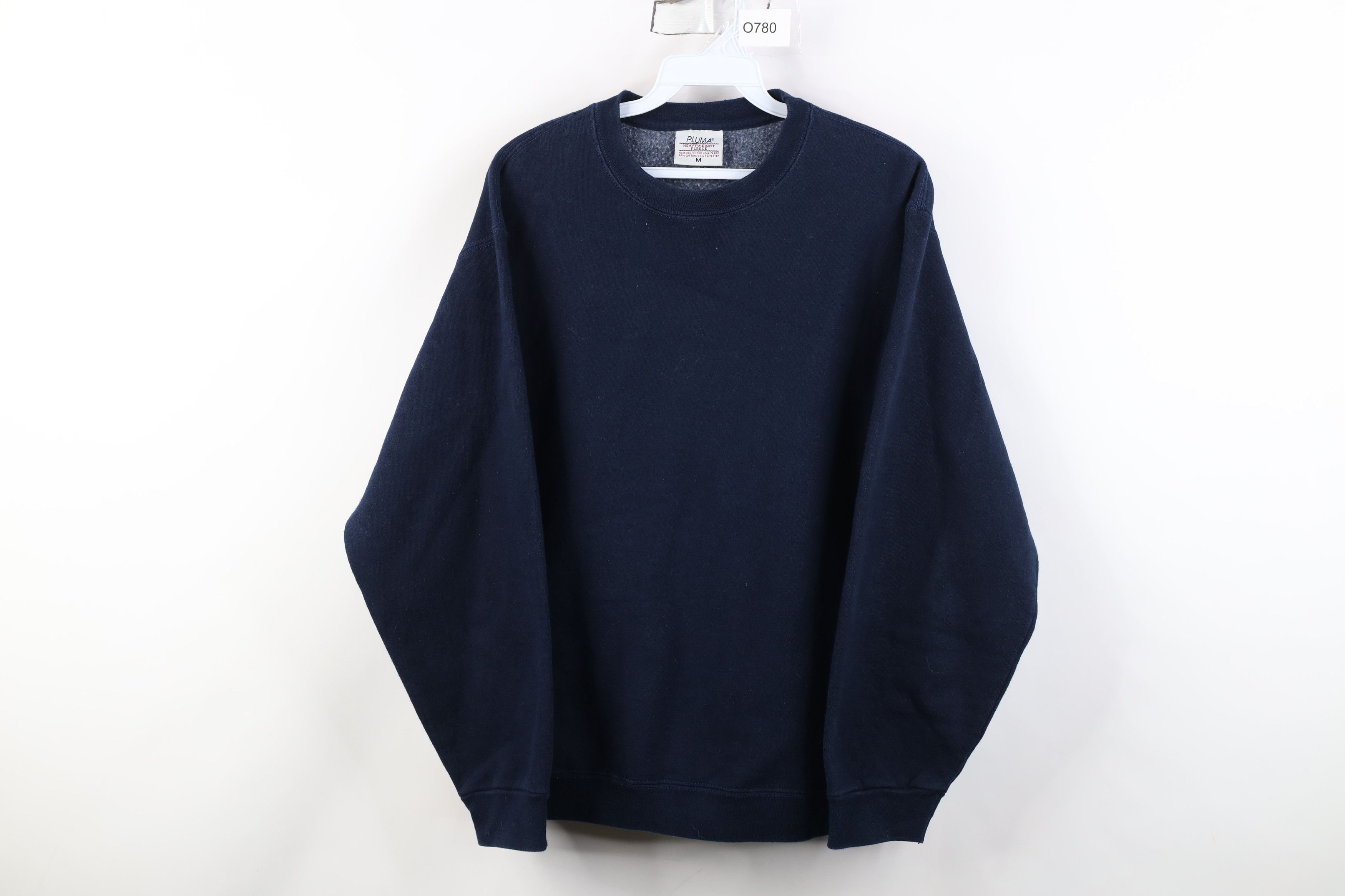 Vintage Vintage 90s Streetwear Heavyweight Crewneck Sweatshirt Blue Size M / US 6-8 / IT 42-44 - 1 Thumbnail