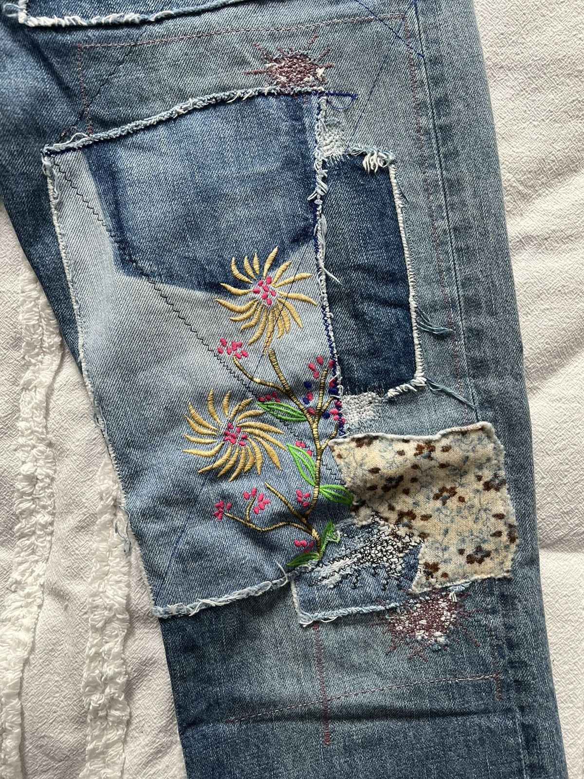 Kapital Kapital Patchwork Denim Jeans Size US 36 / EU 52 - 3 Thumbnail