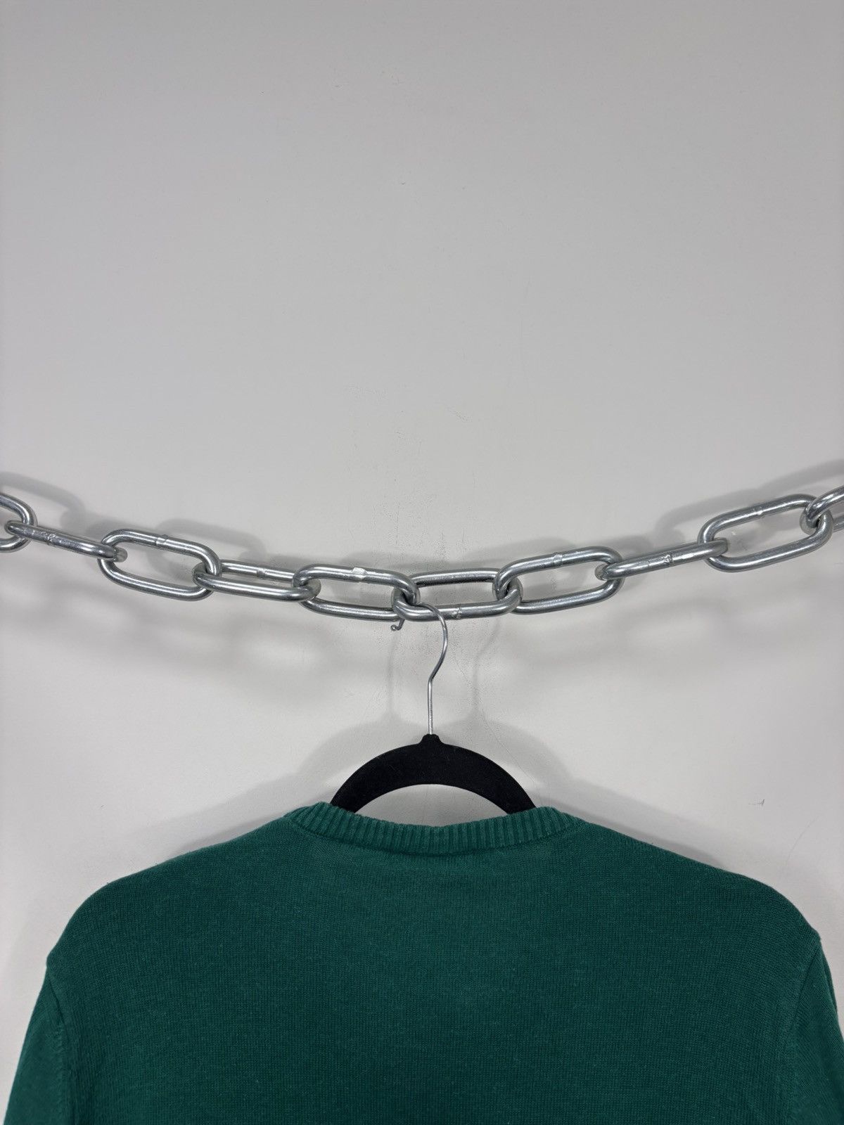 Lacoste Lacoste Men’s Argyle Knit Pattern Cotton Green Sweater Size US L / EU 52-54 / 3 - 13 Thumbnail