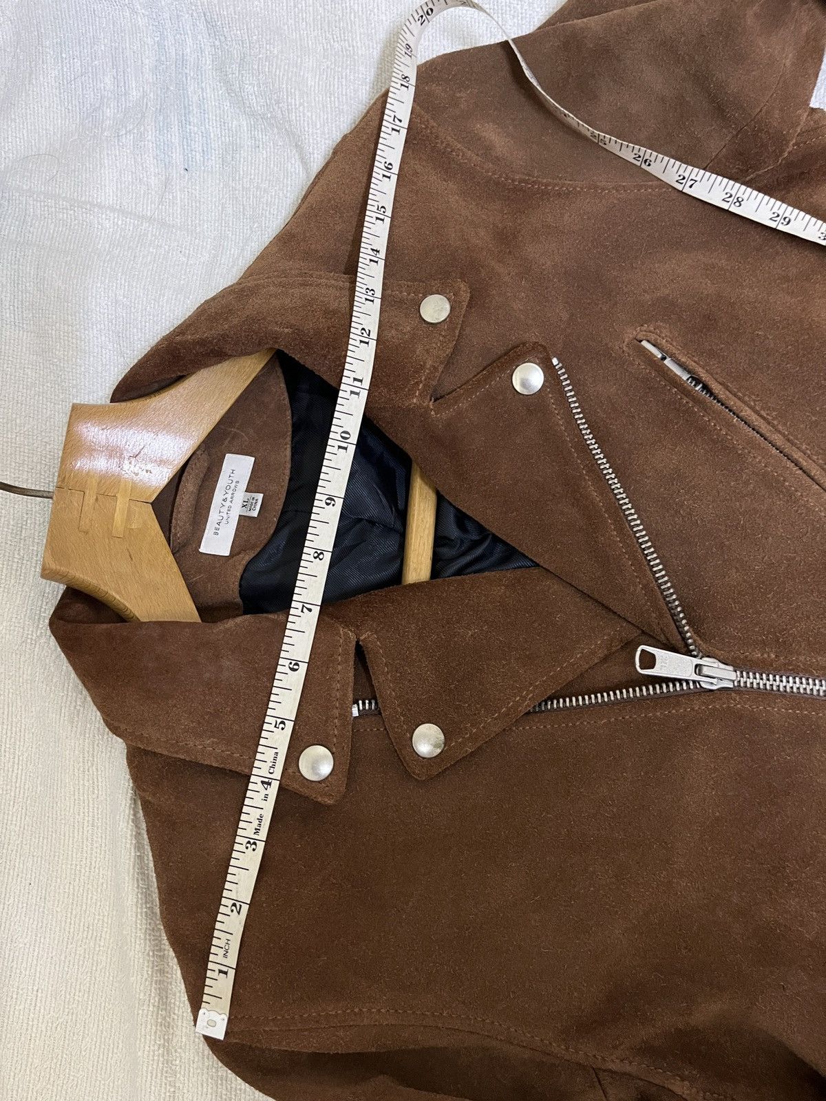 BEAUTY&YOUTH BEAUTY&YOUTH Double Collar Suede Cowhide Size S / US 4 / IT 40 - 12 Thumbnail