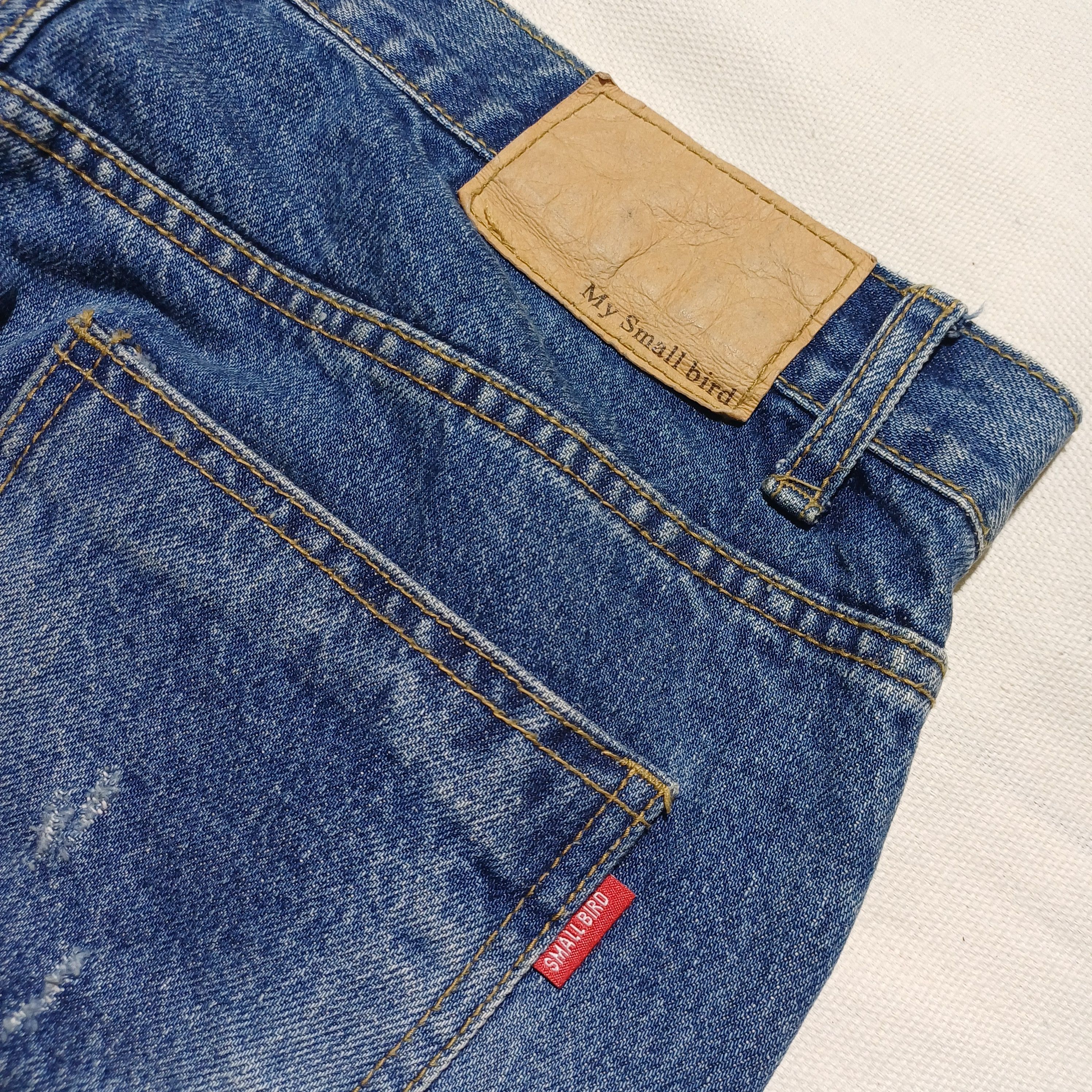 Other Ripped Slim Jeans Small Birds Korea Size US 33 - 6 Thumbnail
