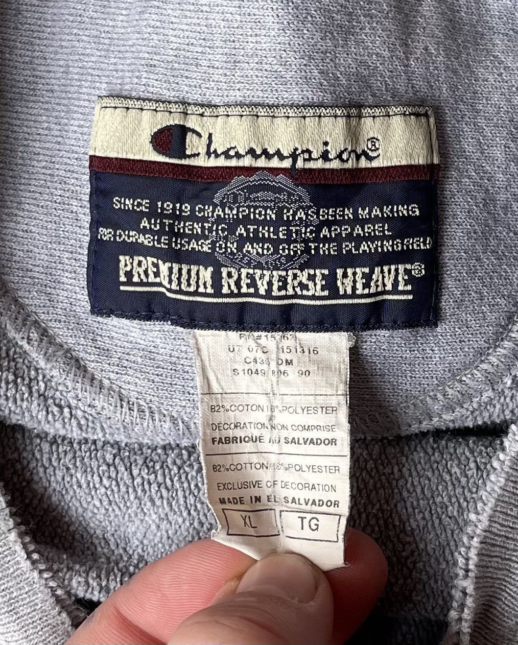 Champion Y2k Champion Reverse Weave David Letterman “the Late Show” Size US XL / EU 56 / 4 - 2 Thumbnail