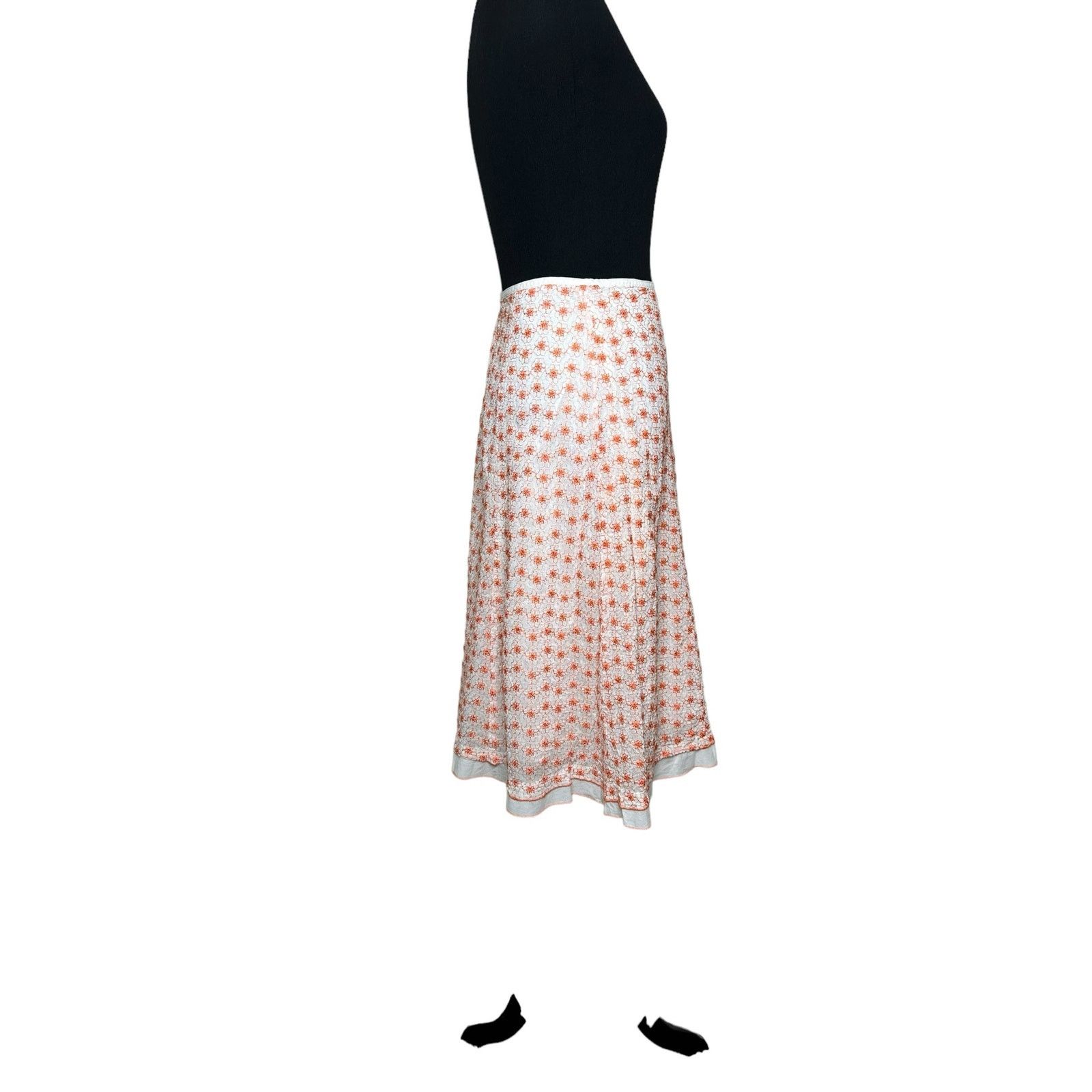 Johnny Was Johnny Was floral embroidered midi skirt size 8 Size 30" / US 8 / IT 44 - 15 Thumbnail