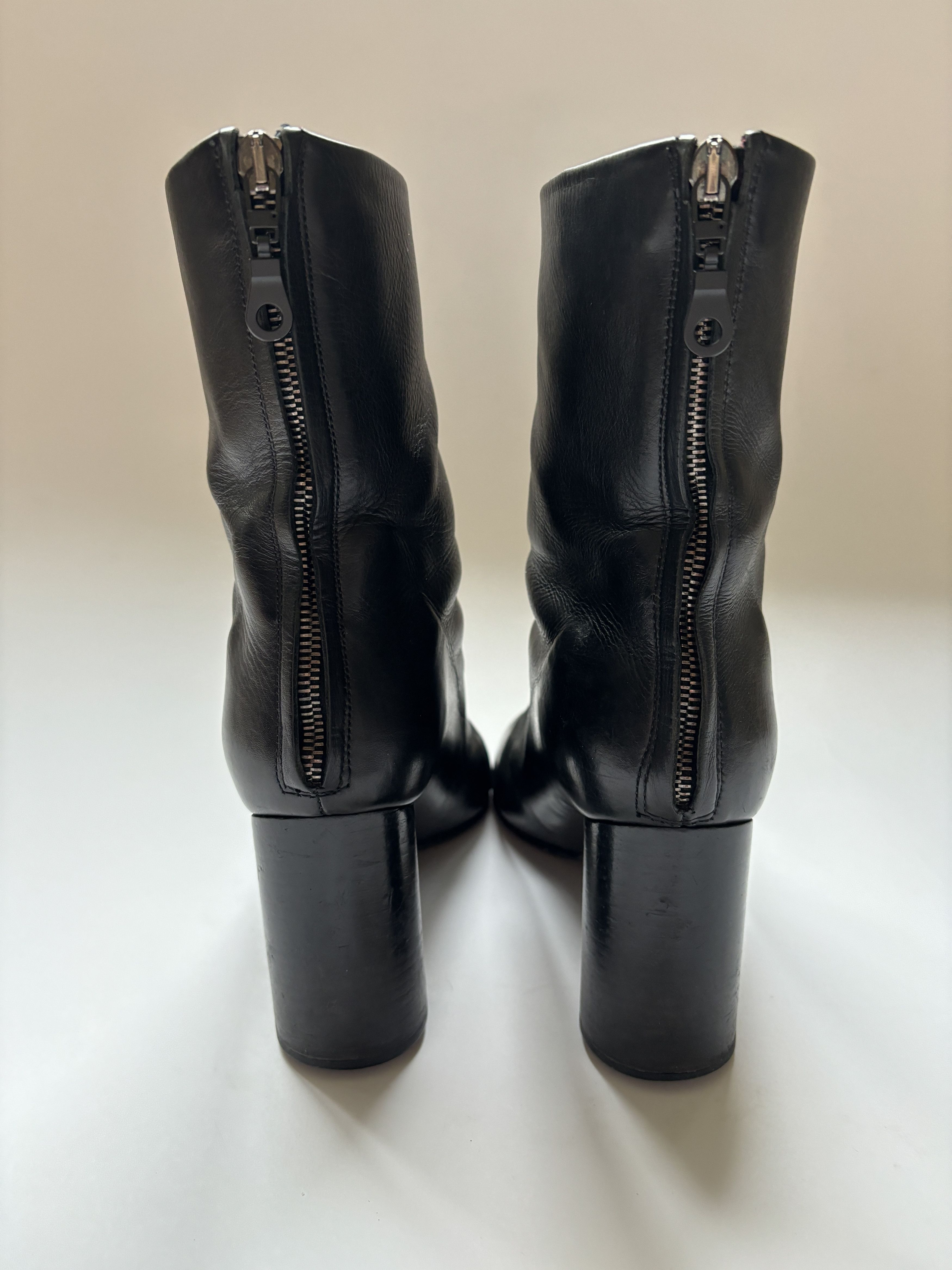 Chloe ⚡️QUICK SALE⚡️Chloe Mid Calf Black Heeled Boots Size US 8 / IT 38 - 4 Thumbnail