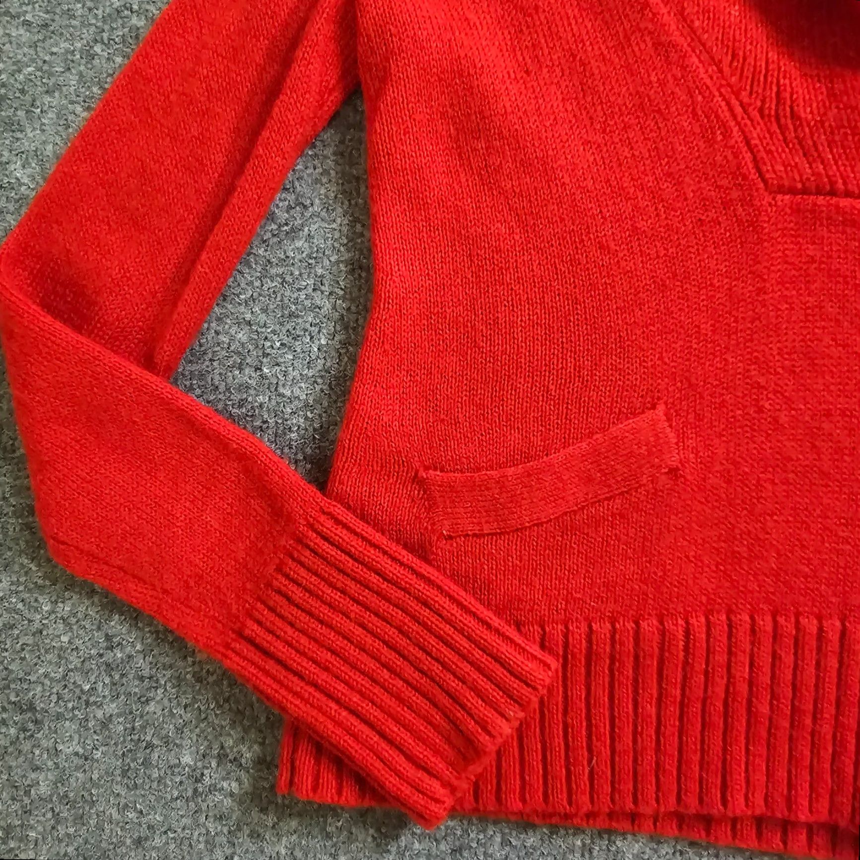 J.Crew J.CREW Sweater Top Womens Small Red Alpaca Wool Shawl Collar Long Sleeve Casual Size S / US 4 / IT 40 - 4 Thumbnail