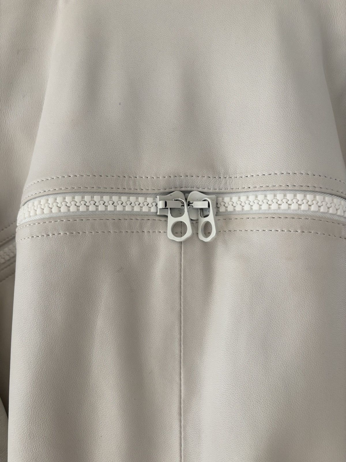 Dries Van Noten Dries Van Noten - backzip leather bomber jacket - asap rocky Size US L / EU 52-54 / 3 - 11 Thumbnail