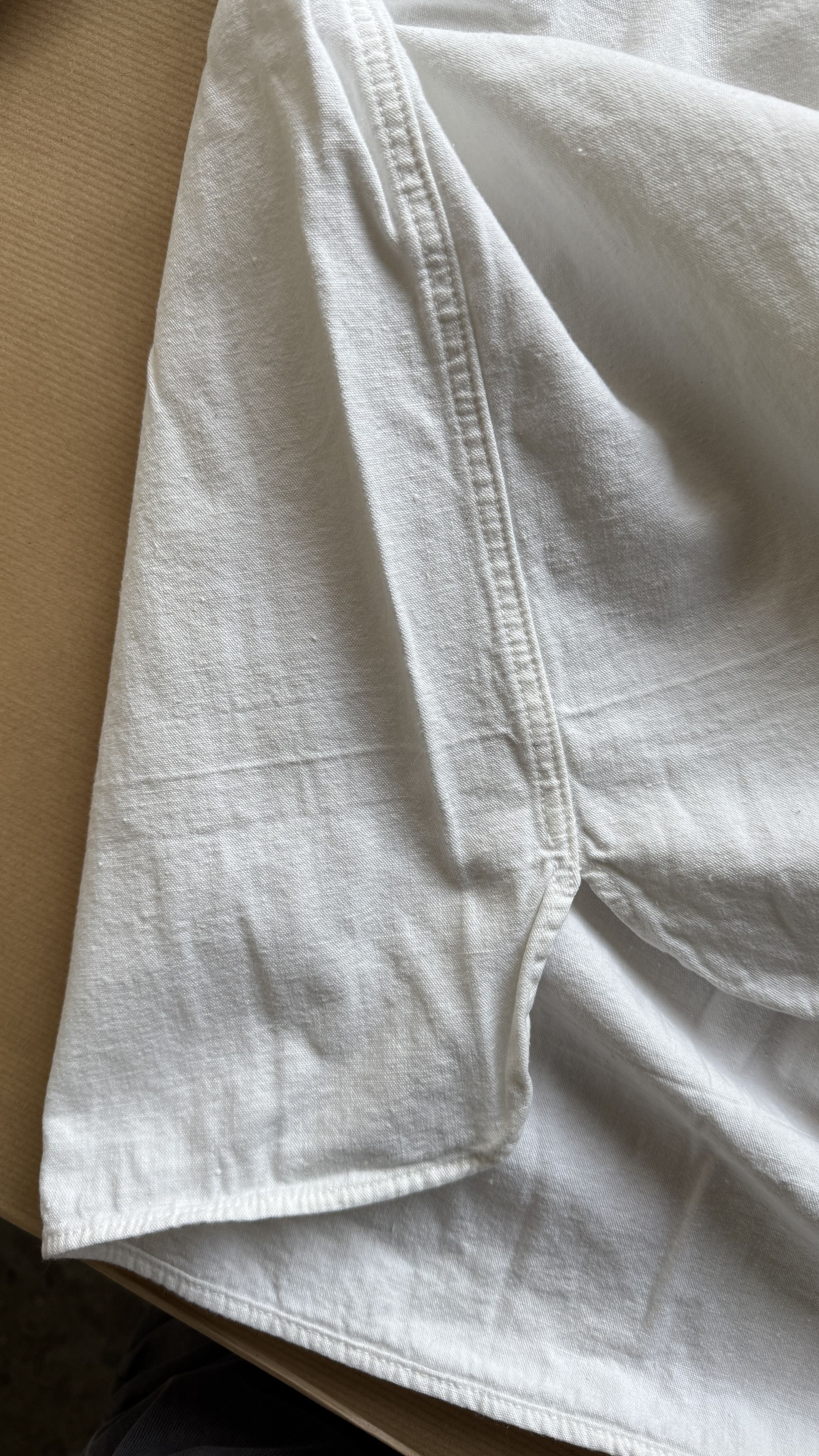 Visvim aa . 0 . LONG RIDER SHIRT L/S BLEACHED . *F.I.L. EXCLUSIVE Size US XS / EU 42 / 0 - 20 Thumbnail