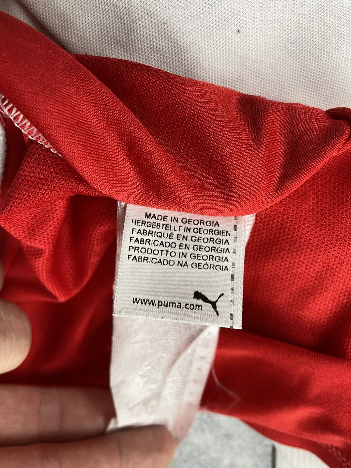Puma × Vintage Vintage 2015/16 Arsenal Puma Soccer Jersey - Mens Large Red Size US L / EU 52-54 / 3 - 12 Thumbnail