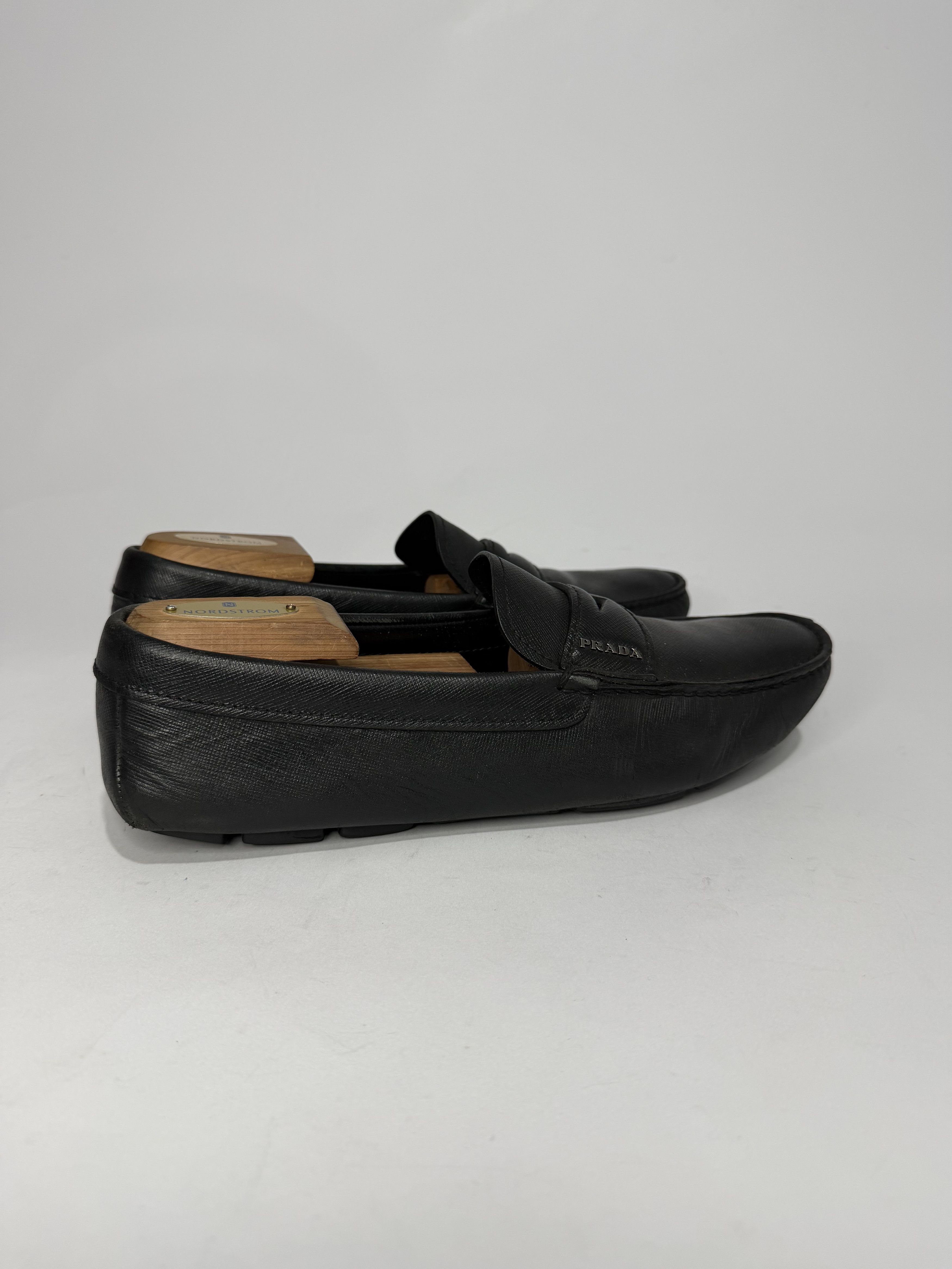 Prada Prada Black Leather Driver Loafer Size 7 UK/ 8 US/ 41 EU Size US 8 / EU 41 - 6 Thumbnail