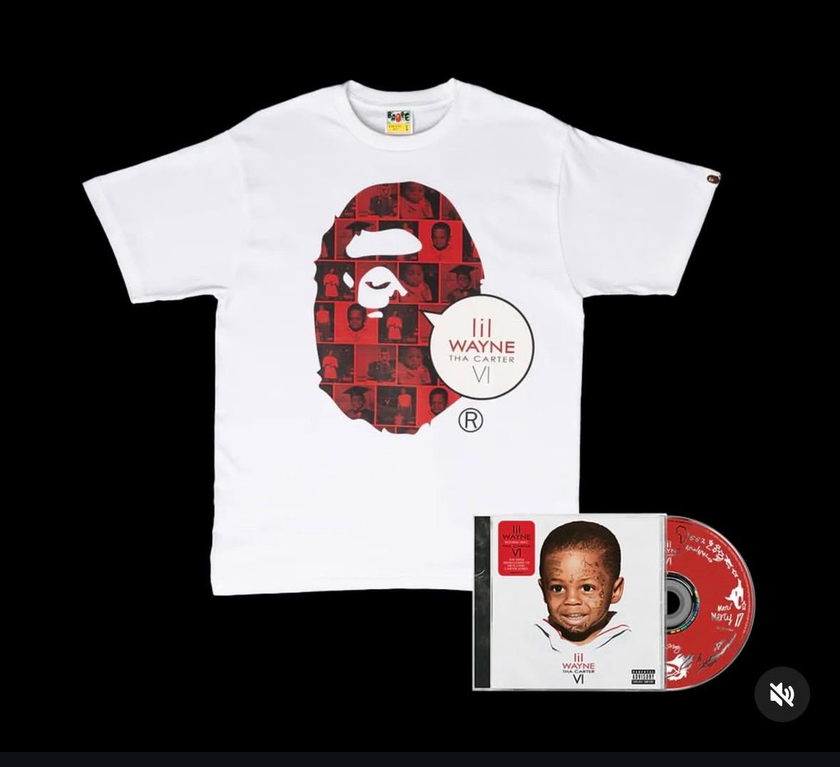 Bape A bathing ape Bape X Lil Wayne Carter 6 Size Small SOLD OUT Size US S / EU 44-46 / 1 - 2 Thumbnail