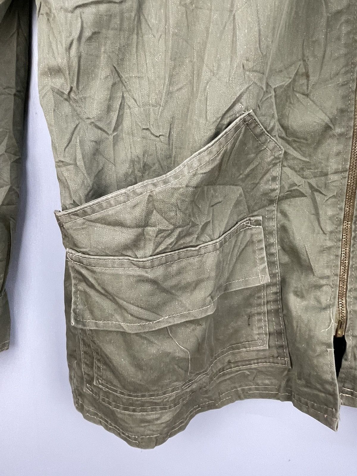 Vintage Vintage 60s Fiordaliso army jacket zip up Size US L / EU 52-54 / 3 - 10 Thumbnail