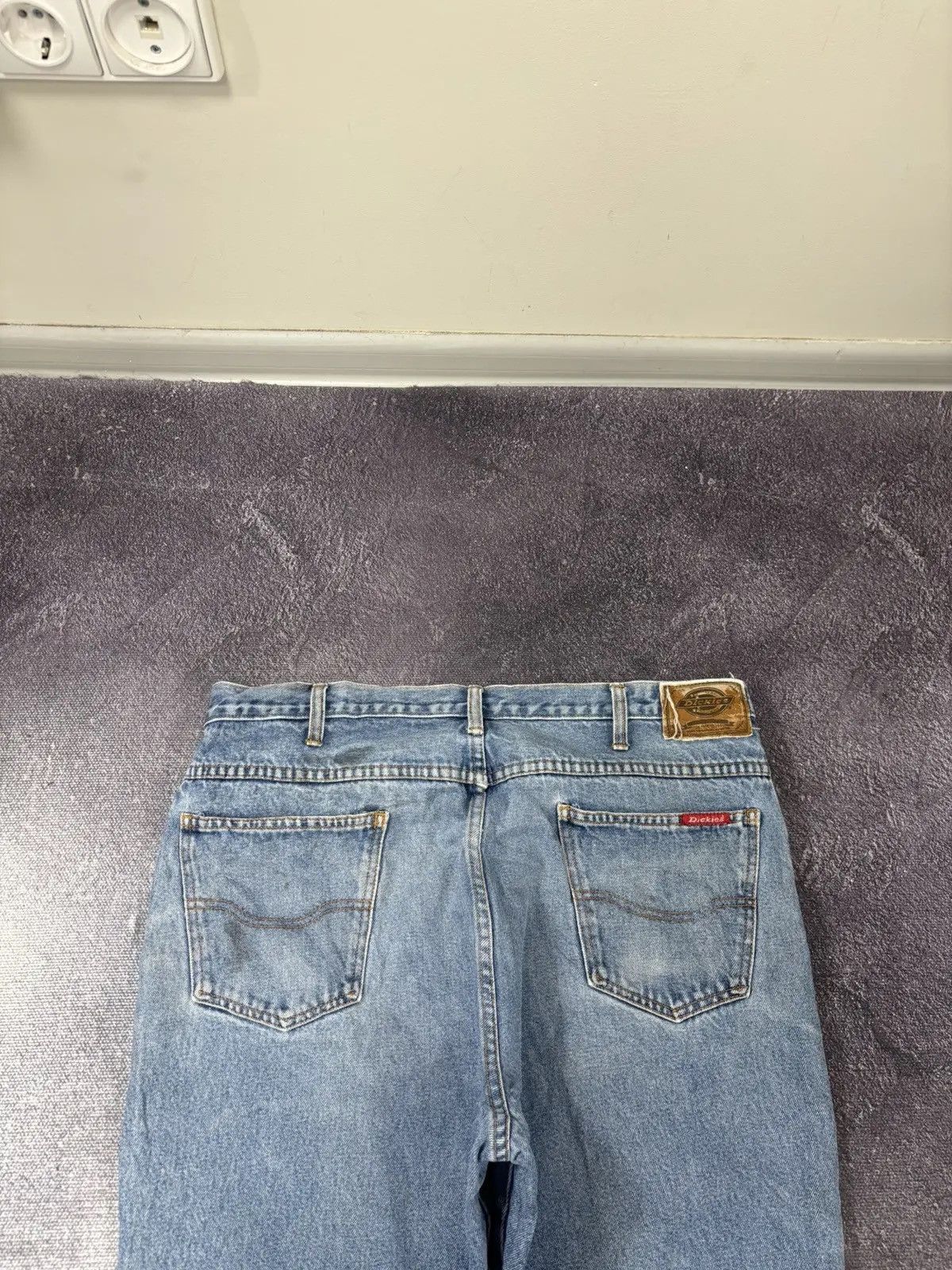 Dickies × Vintage Vintage Dickies USA Faded Blue Work Denim Baggy Jeans Size US 38 / EU 54 - 4 Thumbnail