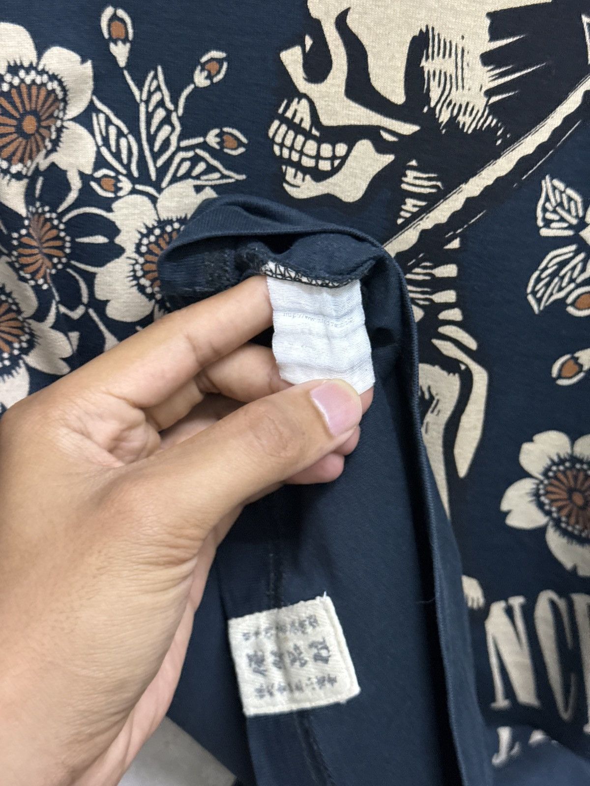 Japanese Brand 2000s Sukajan Skull Japanese Cultural Tee Size US XS / EU 42 / 0 - 8 Thumbnail