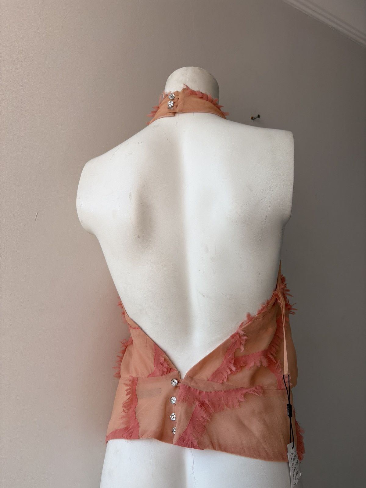 Vintage Silk blouse Size S / US 4 / IT 40 - 17 Thumbnail