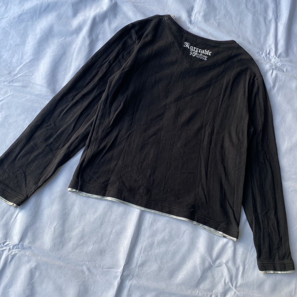 If Six Was Nine × Japanese Brand × Le Grande Bleu (L.G.B.) Japanese Style Double Layer Agreeable Voice Poem Long Sleeve Size US M / EU 48-50 / 2 - 9 Thumbnail