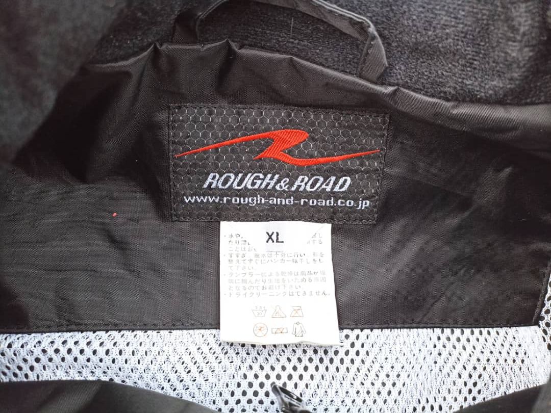 Japanese Brand ROUGH & ROAD Rain Jacket Size US XL / EU 56 / 4 - 11 Thumbnail