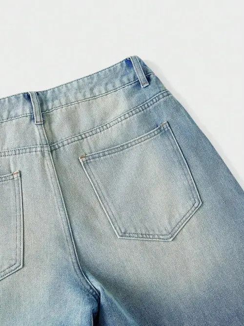 Jean × Vintage Washed Y2K baggy skate 90s denim jeans Size US 31 - 3 Thumbnail