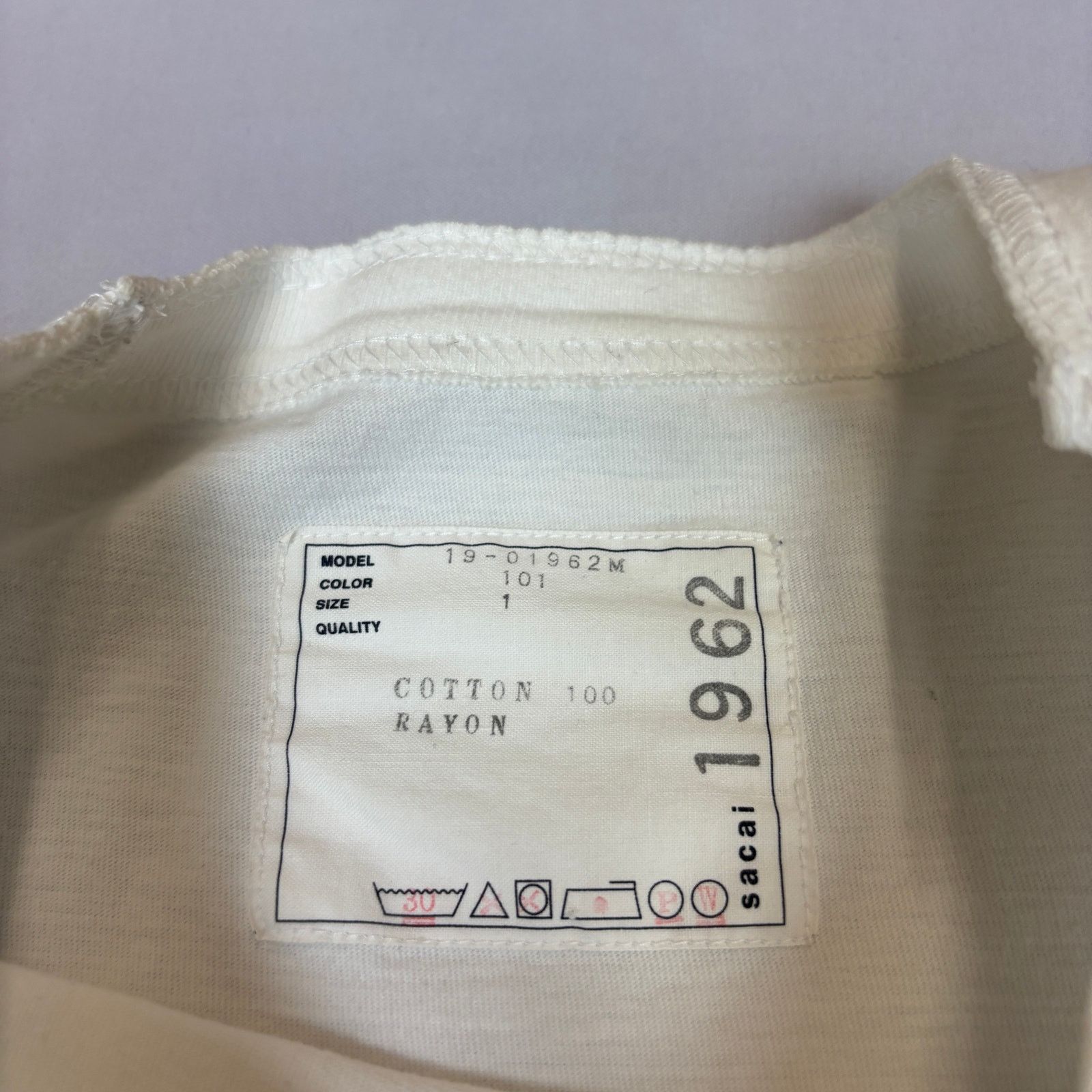 Sacai Sacai Dr. Woo Embroidered Spider Pocket Tee Shirt 1 Small Size US S / EU 44-46 / 1 - 7 Thumbnail