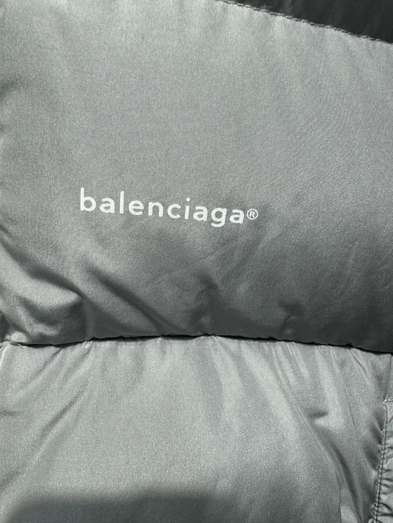 Balenciaga Balenciaga Mist Gray Letter Logo + Down Jacket Size US S / EU 44-46 / 1 - 4 Thumbnail