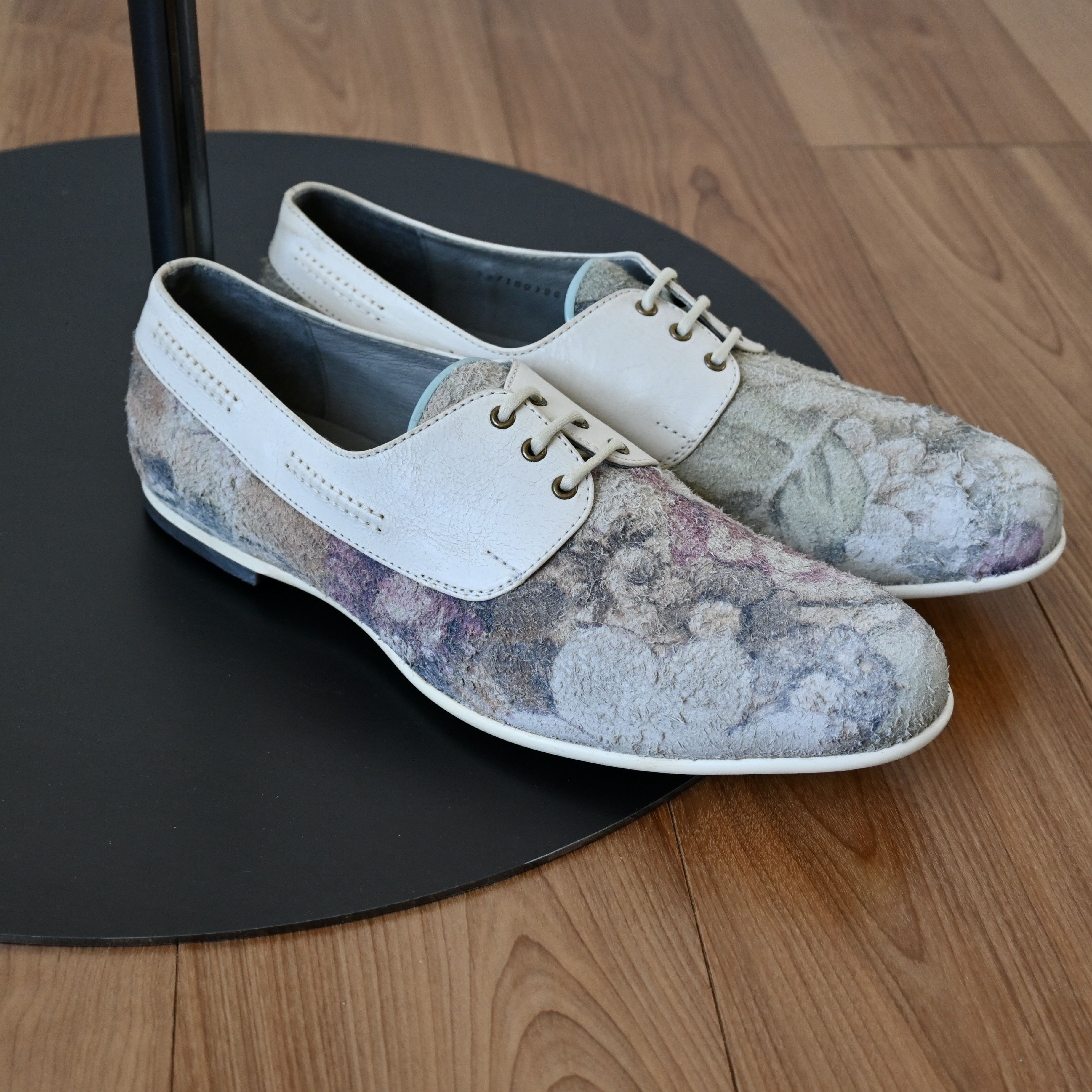 90’s alfredo BANNISTER Leather shoes Alfredo Bannister Layered Multi-Lace Leather Derby Boots