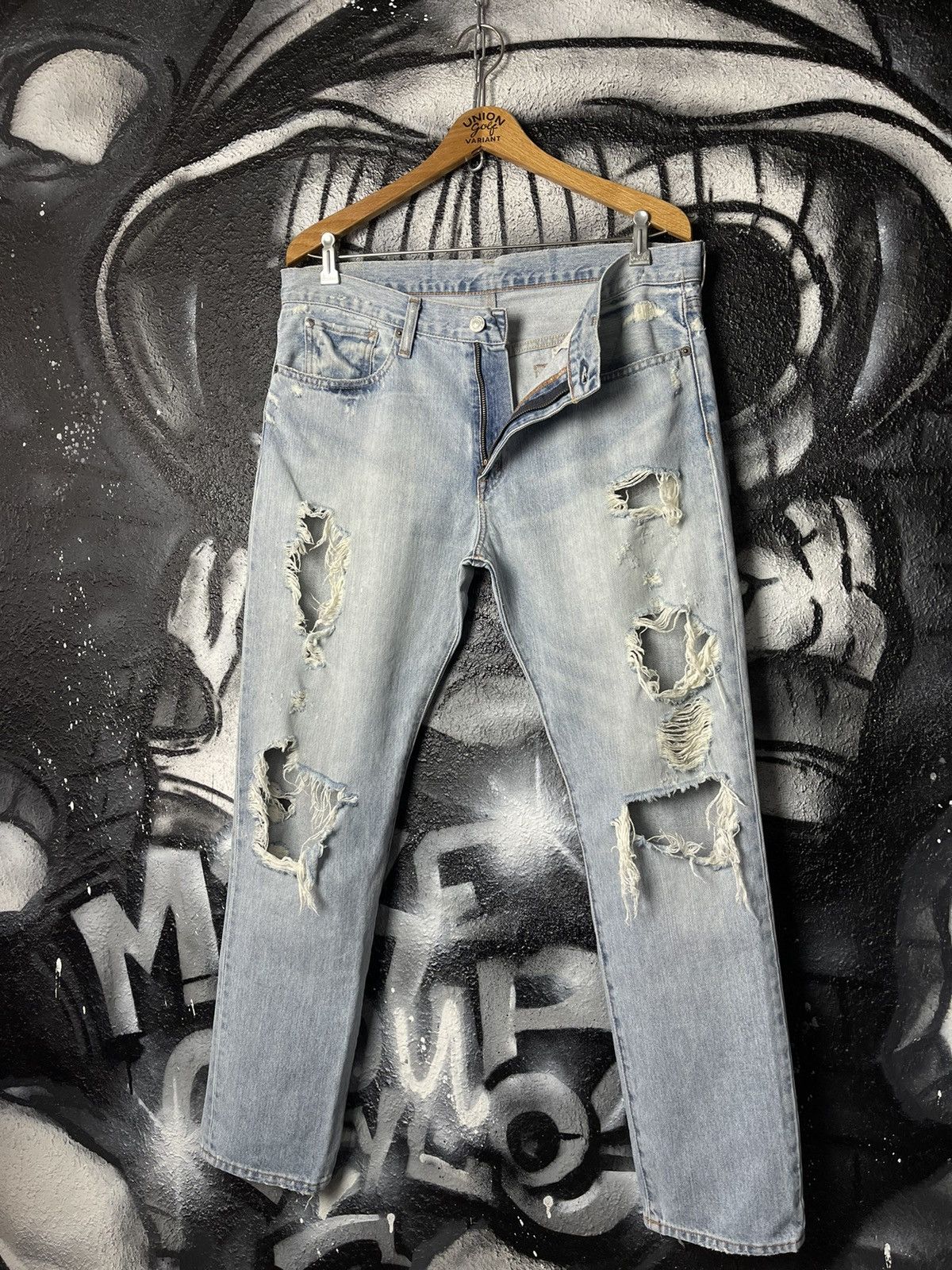 Denim & Supply Ralph Lauren Denim & Supply Ralph Lauren Distressed Denim Boyfriend Jeans Size 29" - 1 Thumbnail