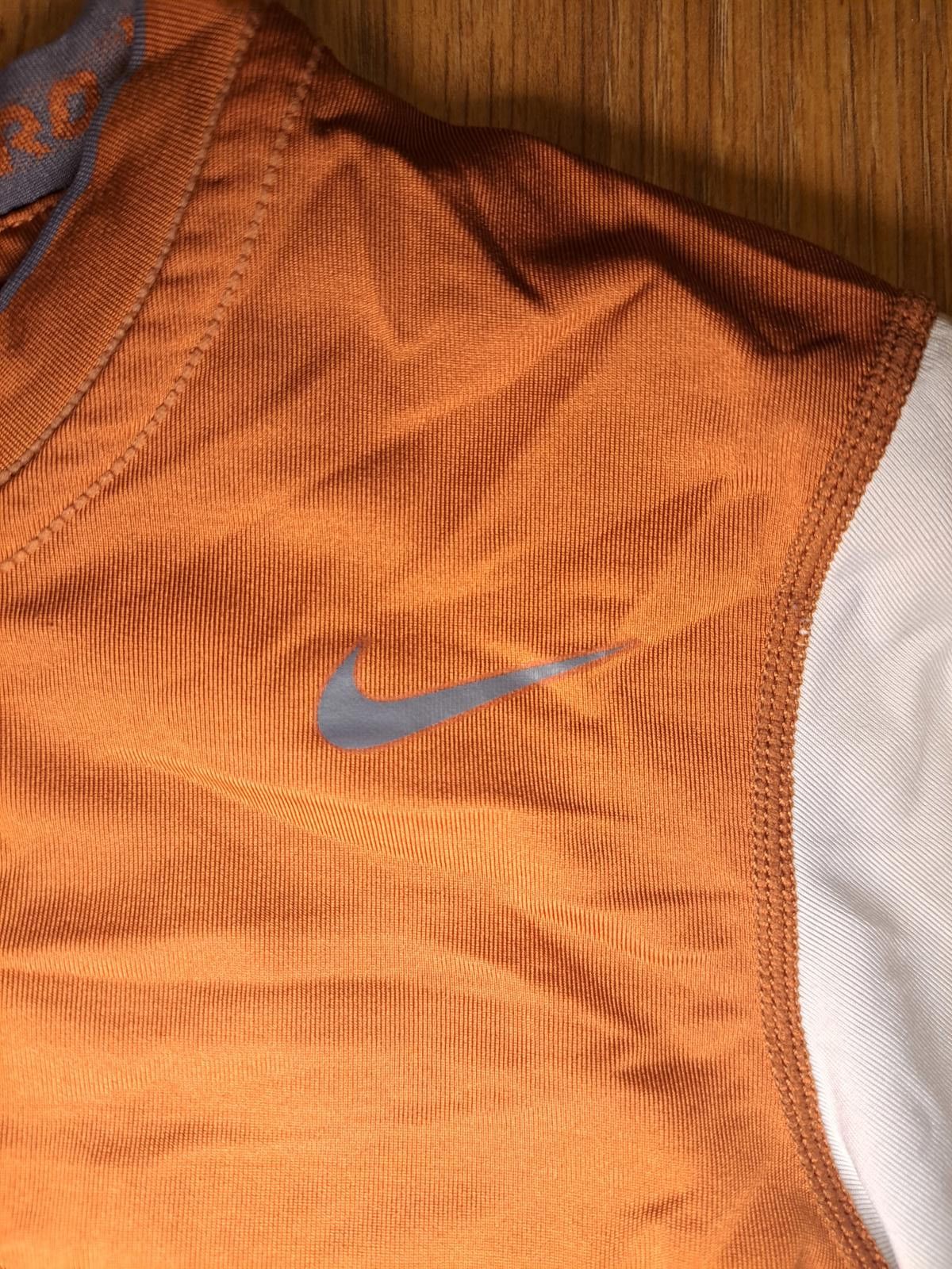 Nike Nike Pro Athletic Shirt Boy Large 14-16 Orange White Fit Size ONE SIZE - 3 Thumbnail