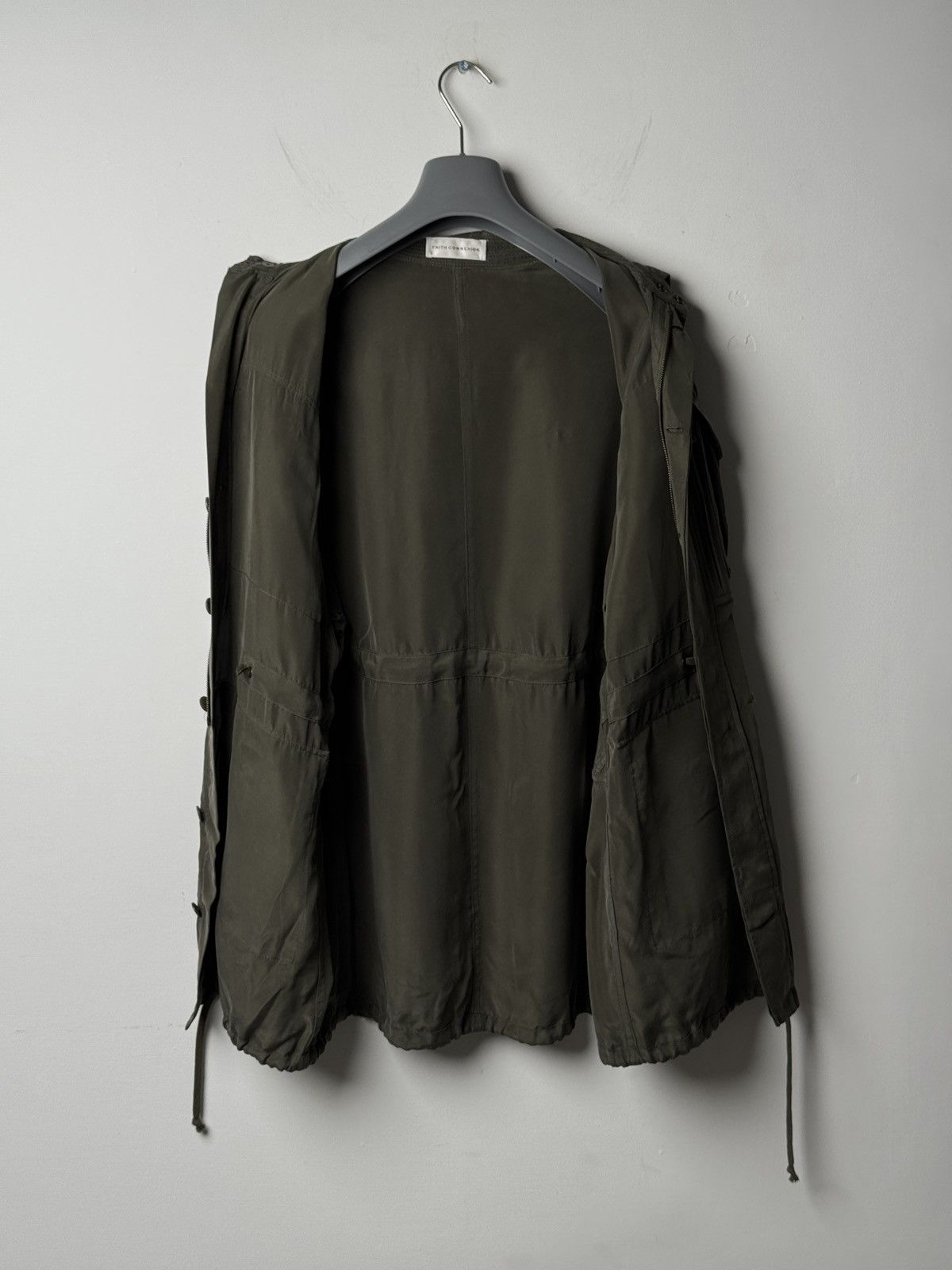 Faith Connexion Silk Miu Military Parka Size US XS / EU 42 / 0 - 10 Thumbnail