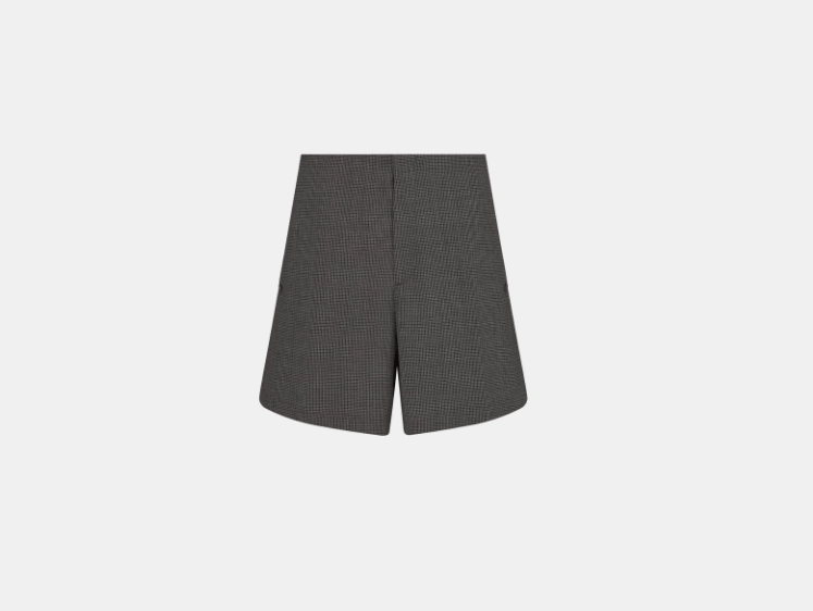 Dior o1w1db10525 493C15 Tailored Short with Tied Bow in Gray Size US 34 / EU 50 - 1 Thumbnail
