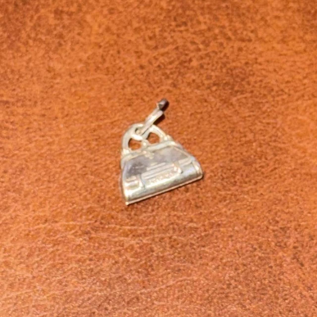 Designer Vintage Sterling Silver Purse Pendant/Charm Size ONE SIZE - 3 Thumbnail