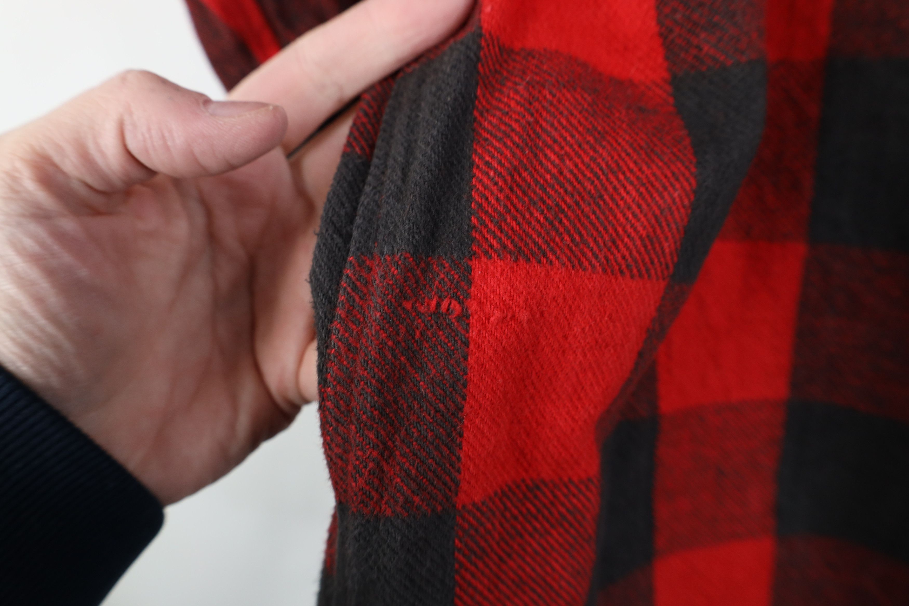 Vintage Vintage 90s Streetwear Heavyweight Button Shirt Plaid Size US M / EU 48-50 / 2 - 12 Thumbnail