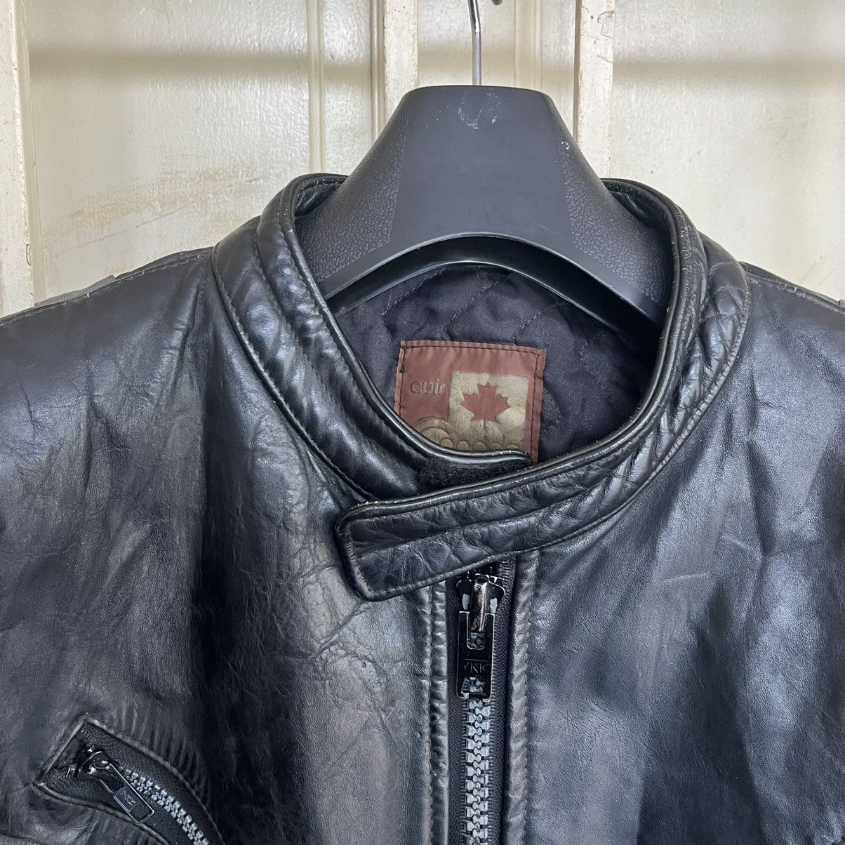 Vintage Vintage cuir leather wear Size US M / EU 48-50 / 2 - 2 Thumbnail